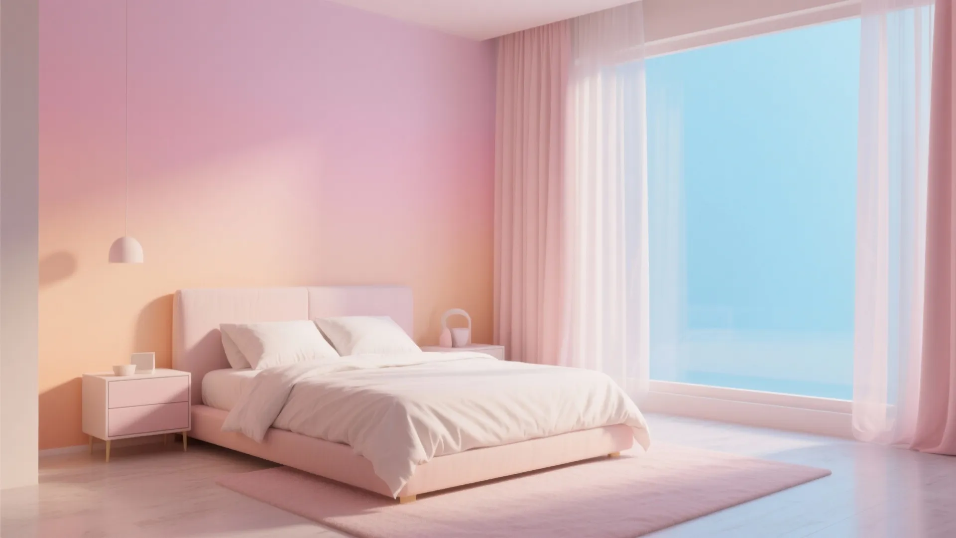 Soft Pastel Gradient Walls