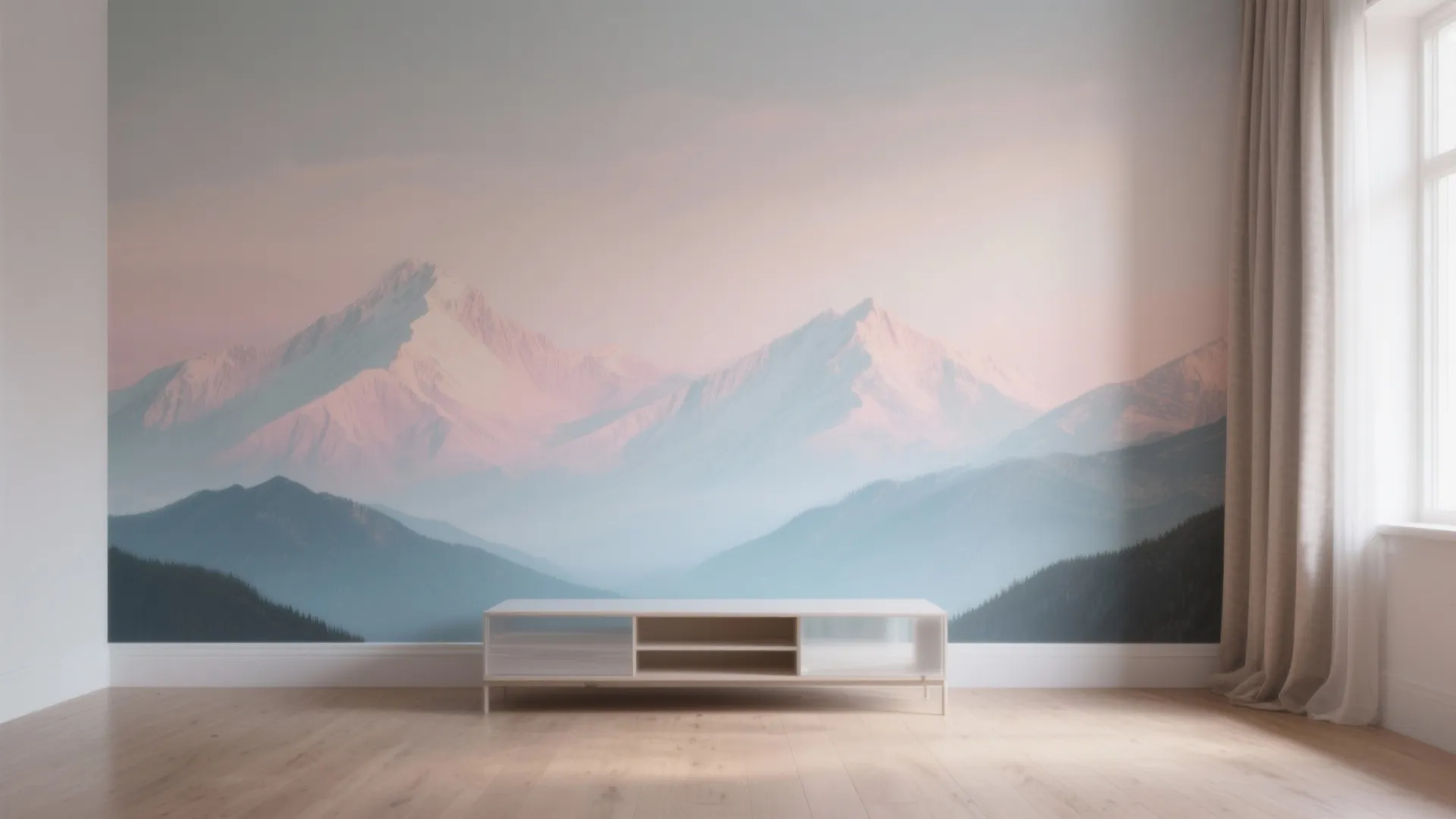 2. Pastel Gradient Fades for Airy Rooms