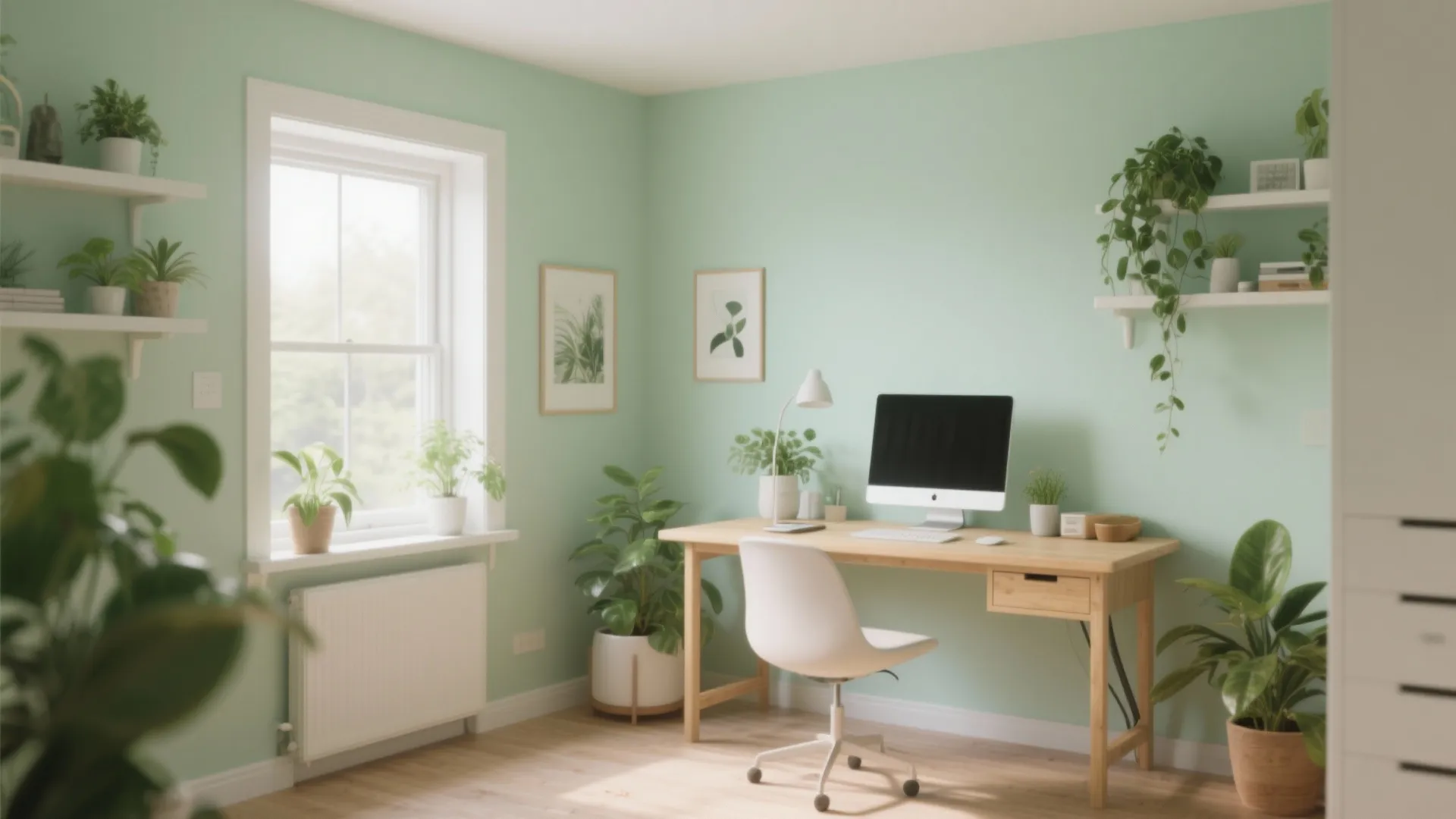 Soft Pastel Walls for Calmness