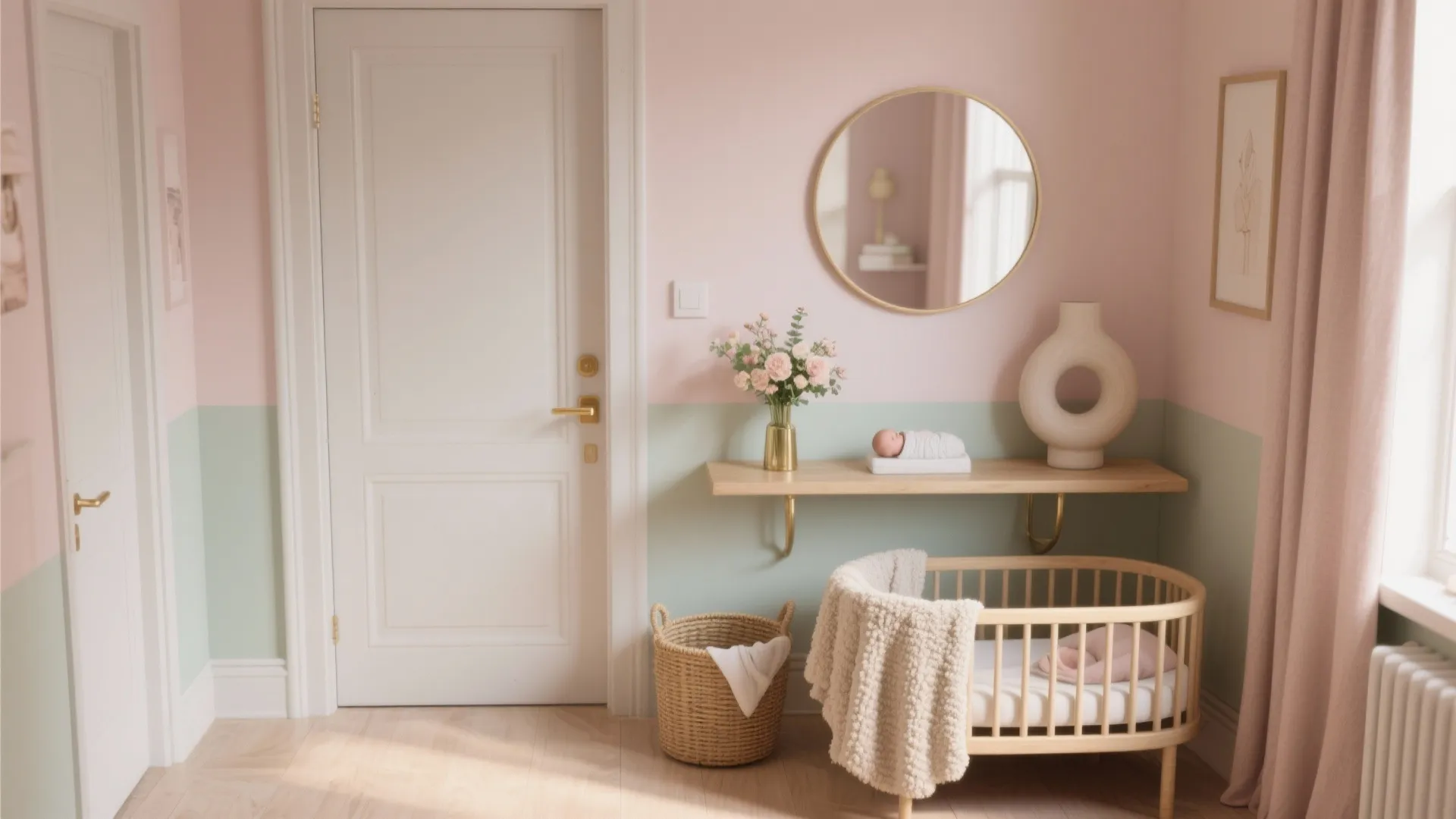 5 Baby Girl Welcome Decoration Ideas That Wow: Real designer tips to style a warm, modern welcome for your baby girl—even in the tiniest spaces