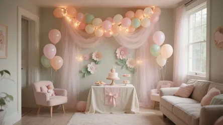 5 homemade simple birthday decoration for baby girl