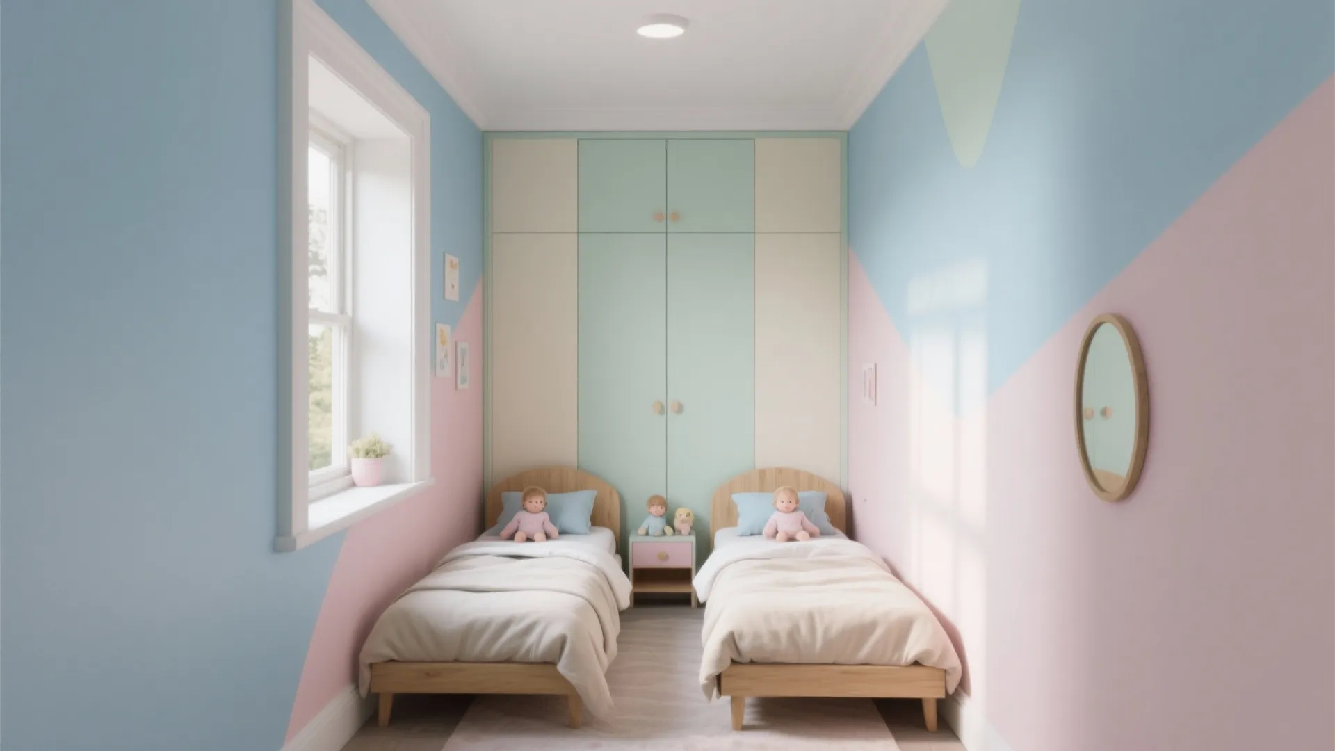 Soft Pastels with High LRV to Brighten Small Rooms