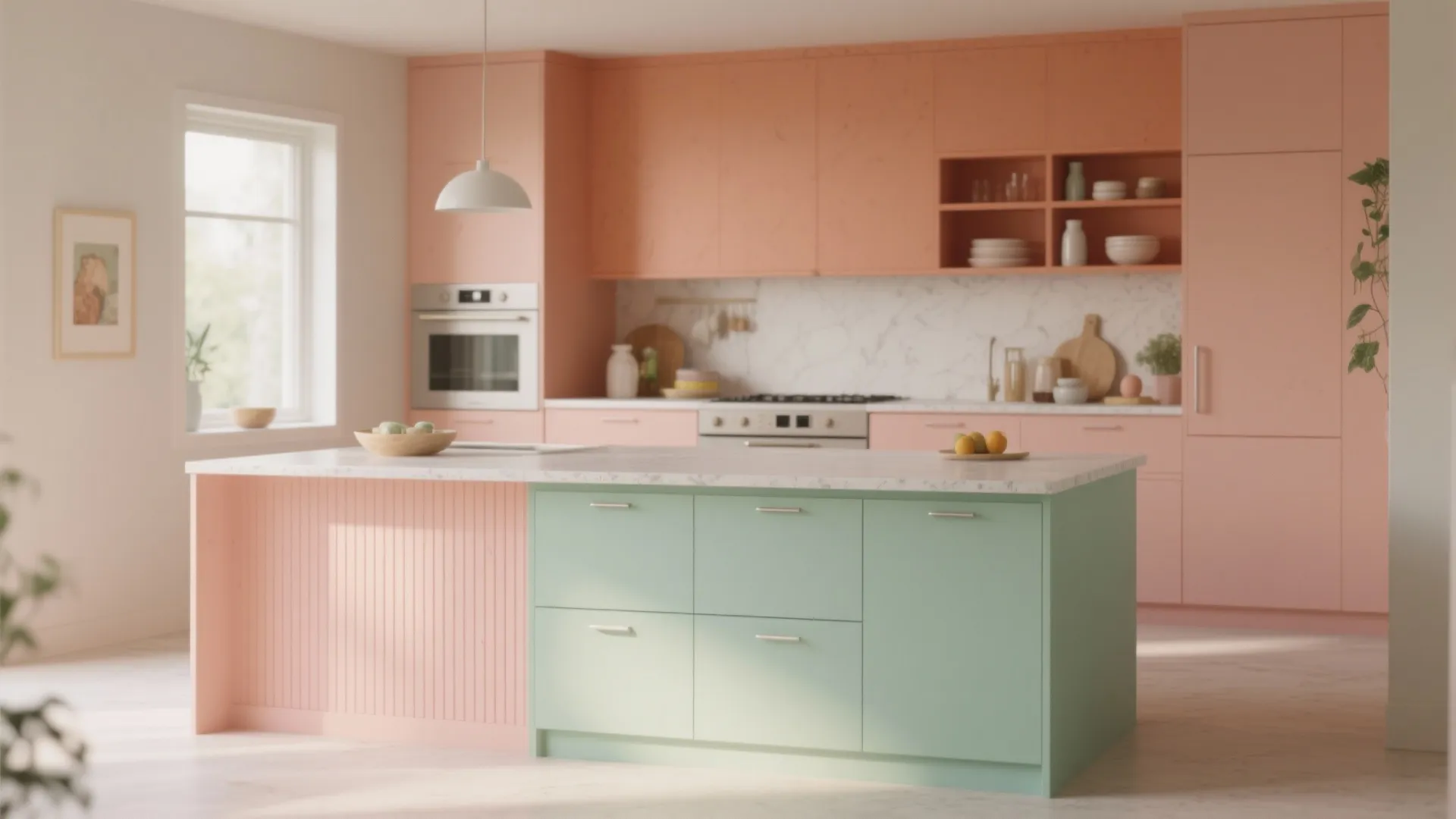 5. Playful Pastels or Accent Color