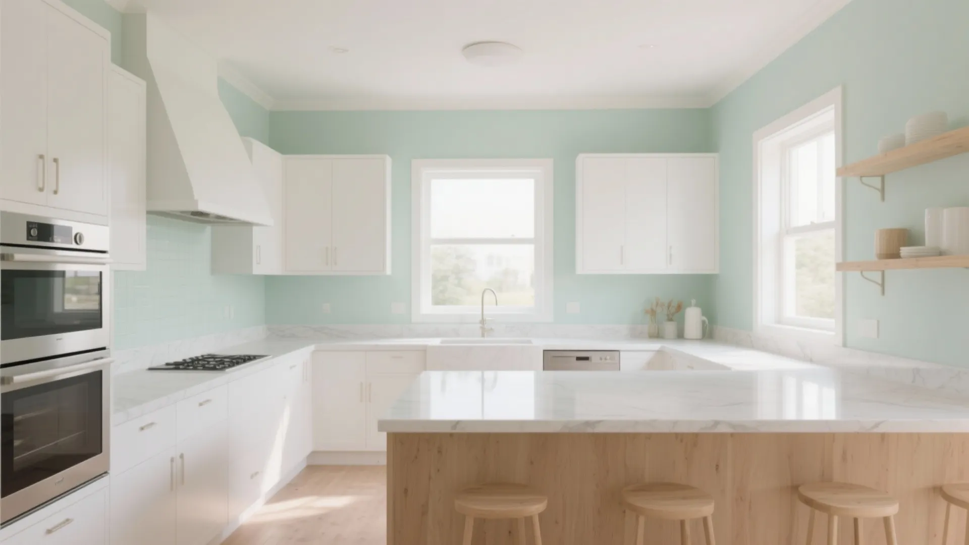 3. Soft Pastels to Expand Space