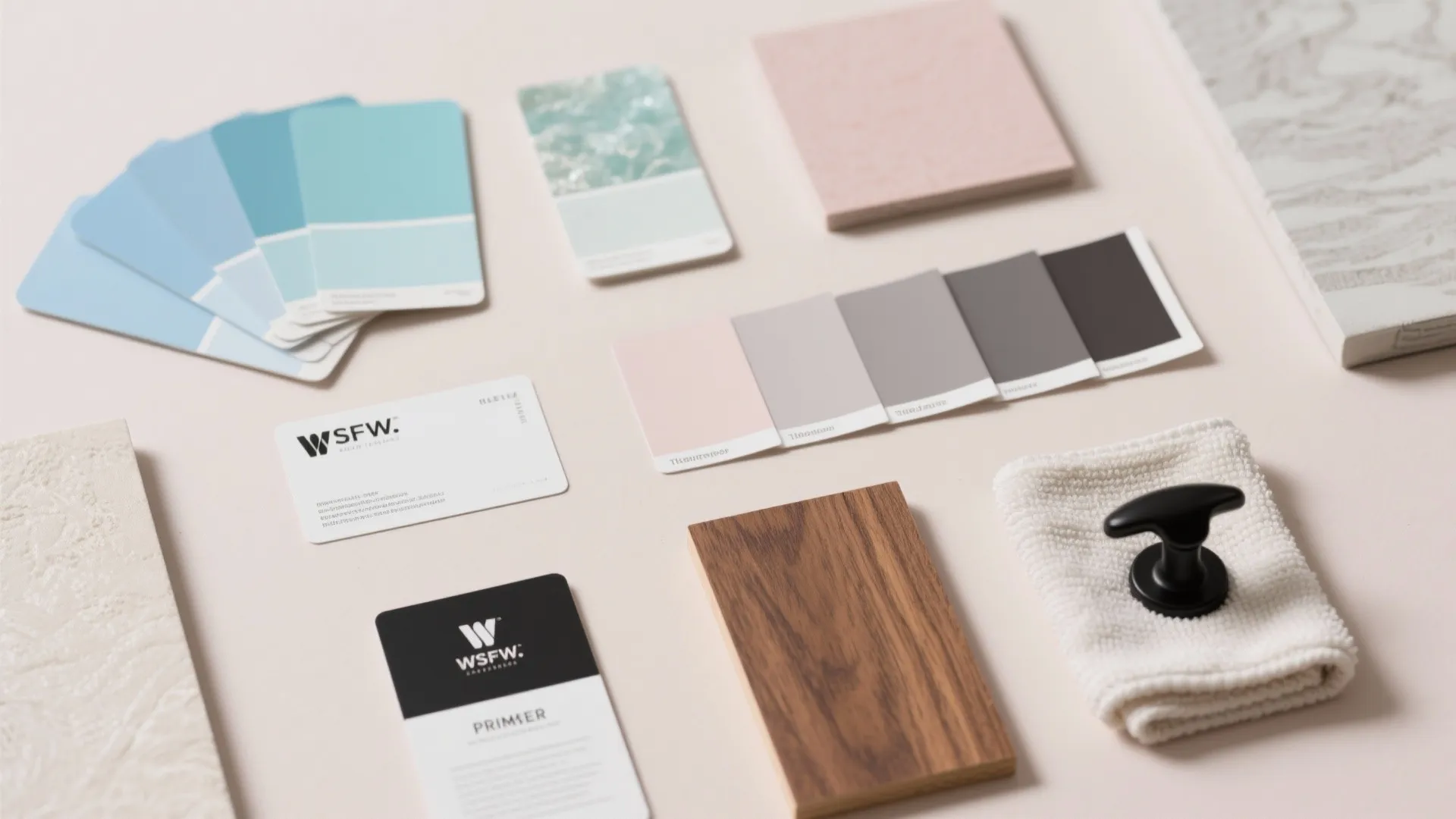 Soft Pastels and Blue-Greens for Calm, Airy Depth