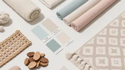 Soft Texture & Calm Color Palette for Cozy Interiors