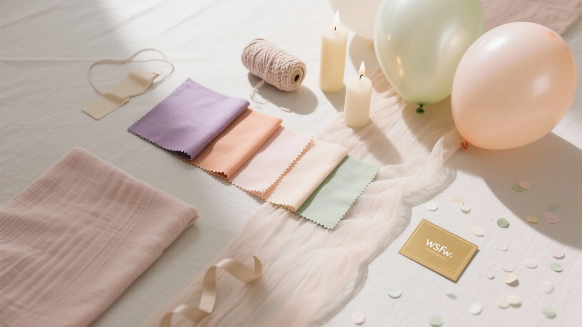 Soft Pastel Palette with Textured Layers