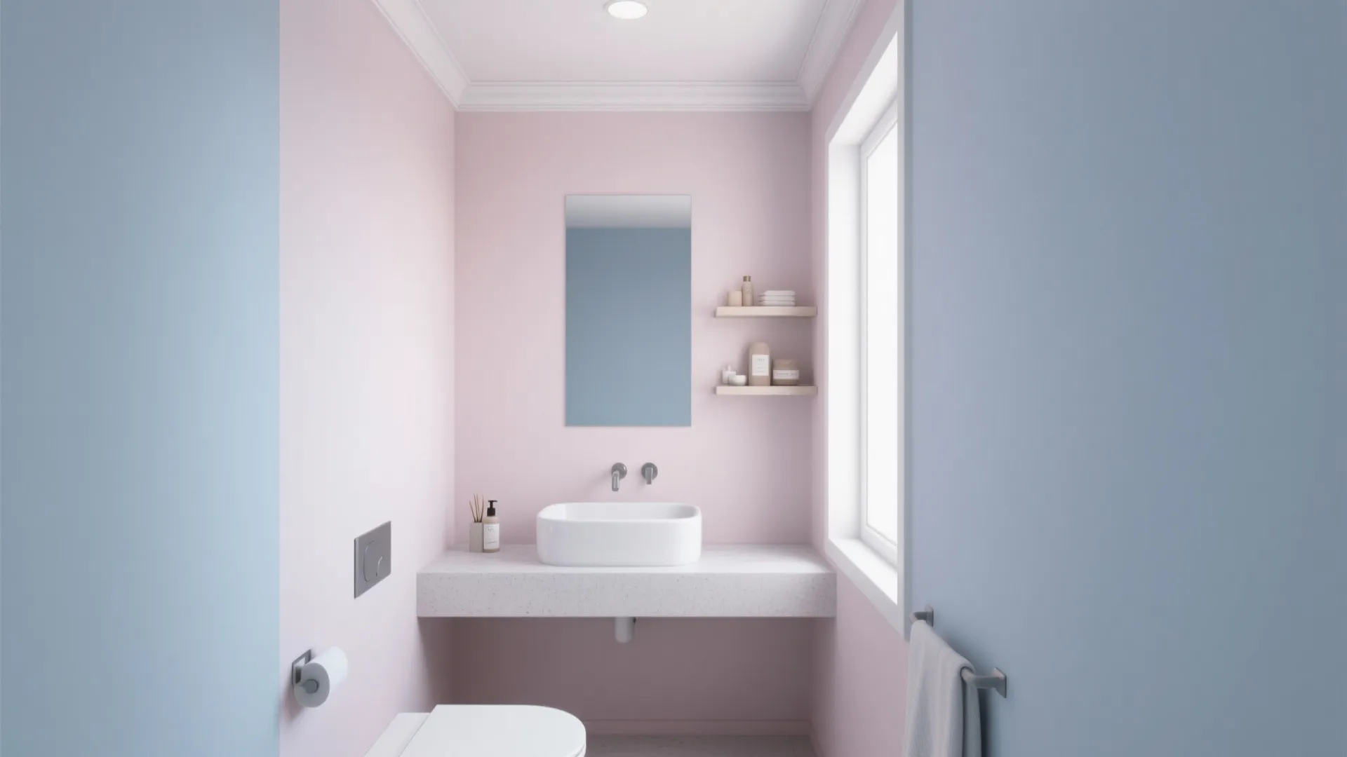 2. Soft Pastel + Matte White