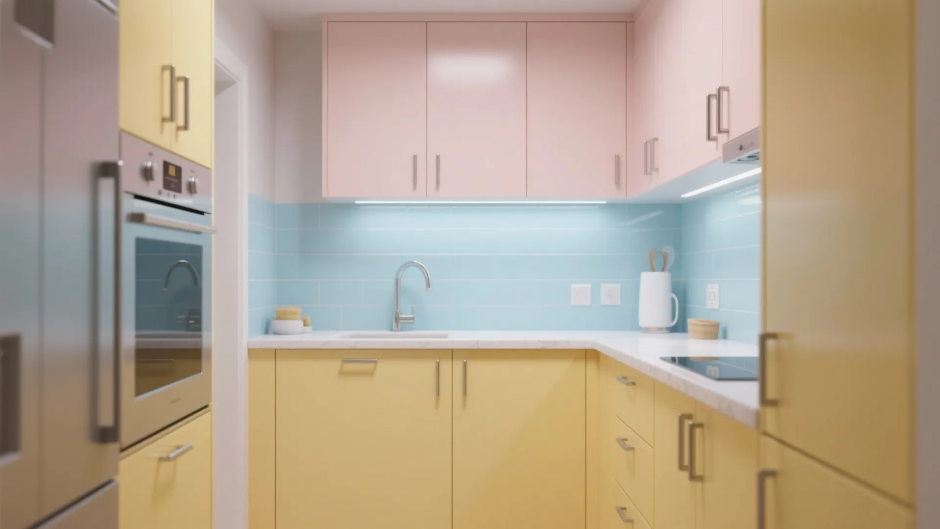 4. Pastel Revival with Modern Accents