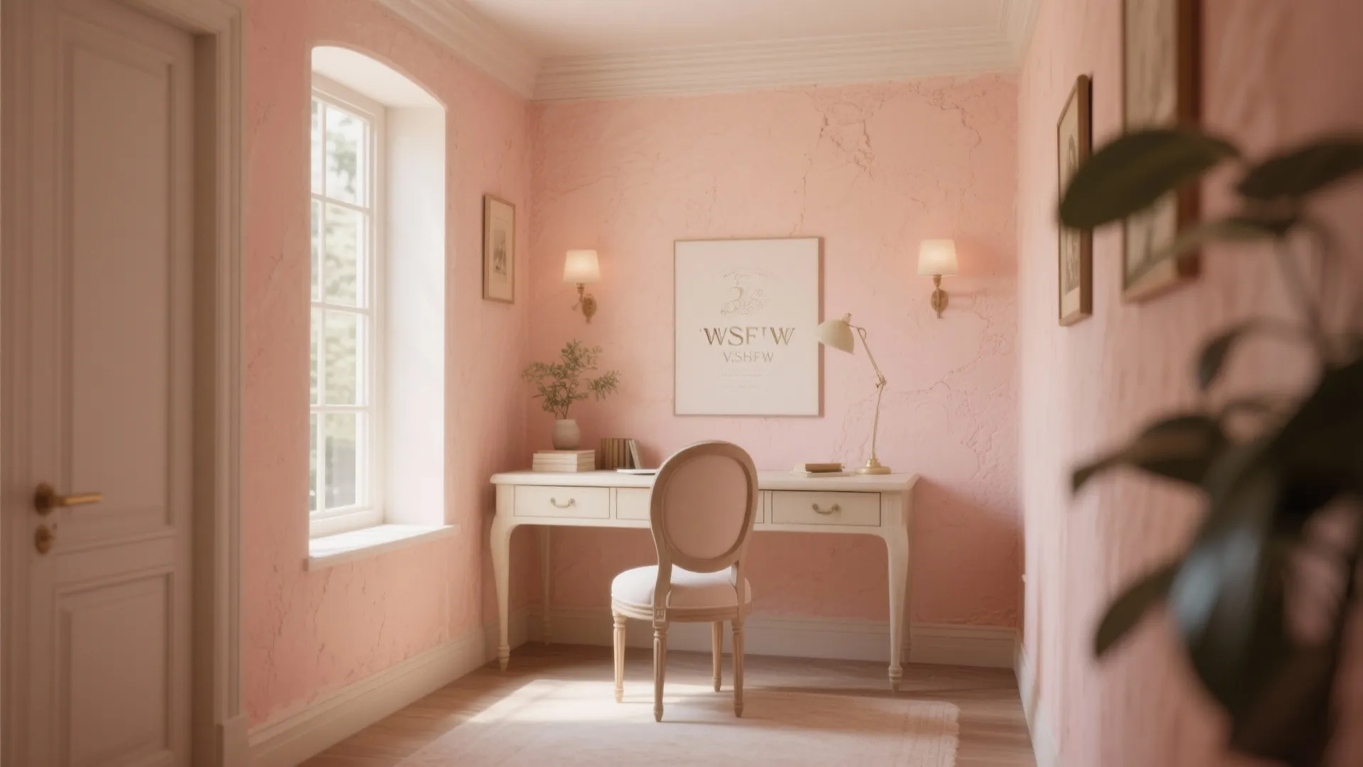 Pastel Plaster Finish