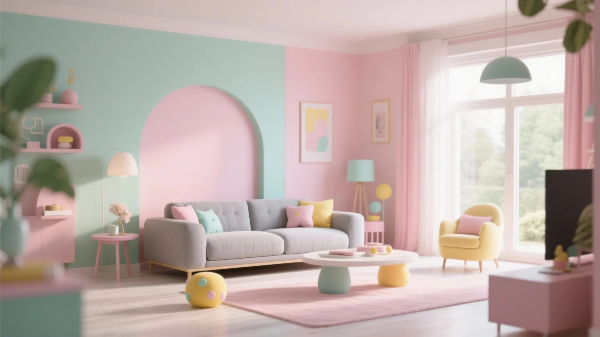 6. Pastel Mix for a Playful Vibe
