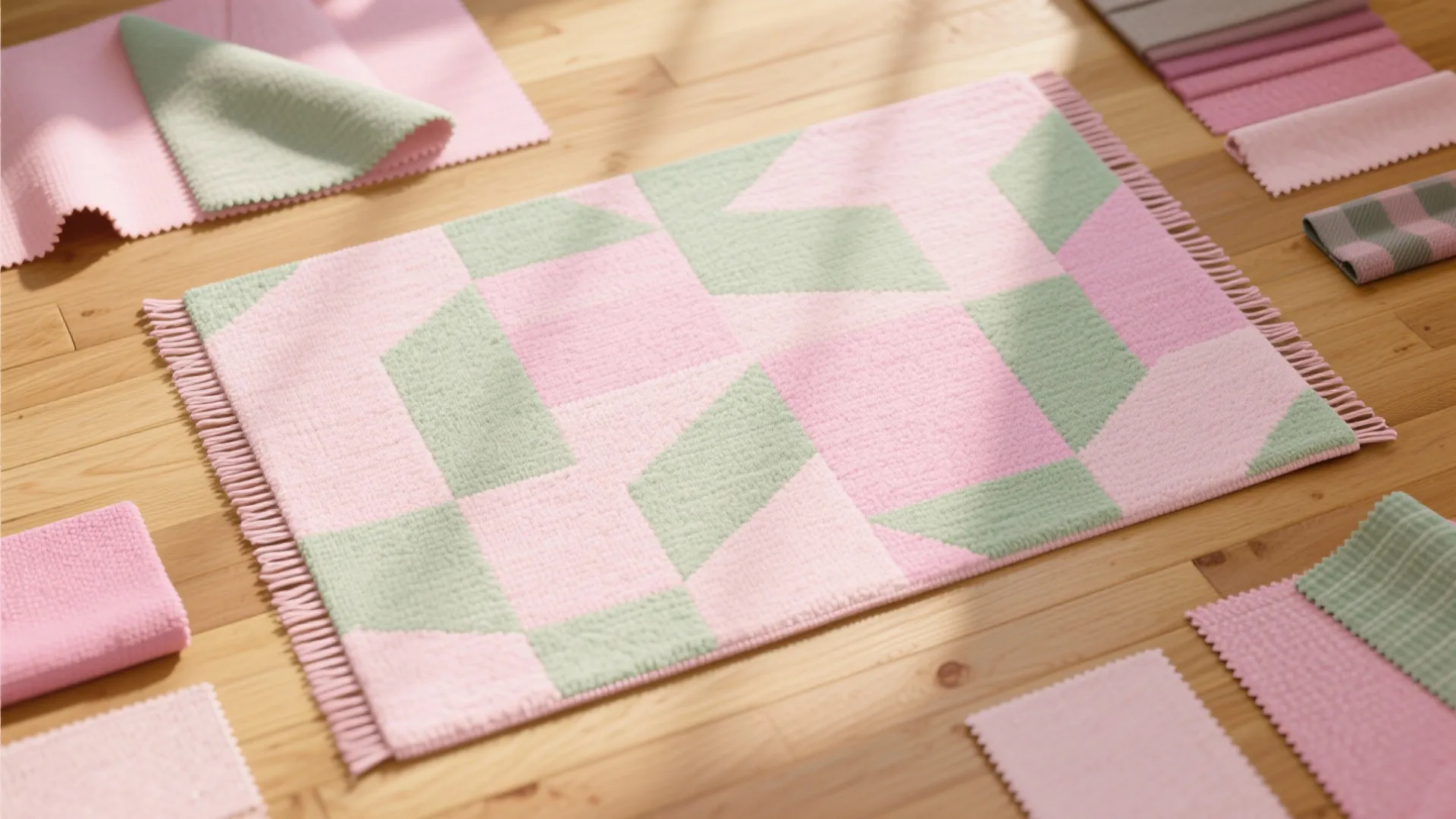 5. Pastel Rug Tying Colors Together