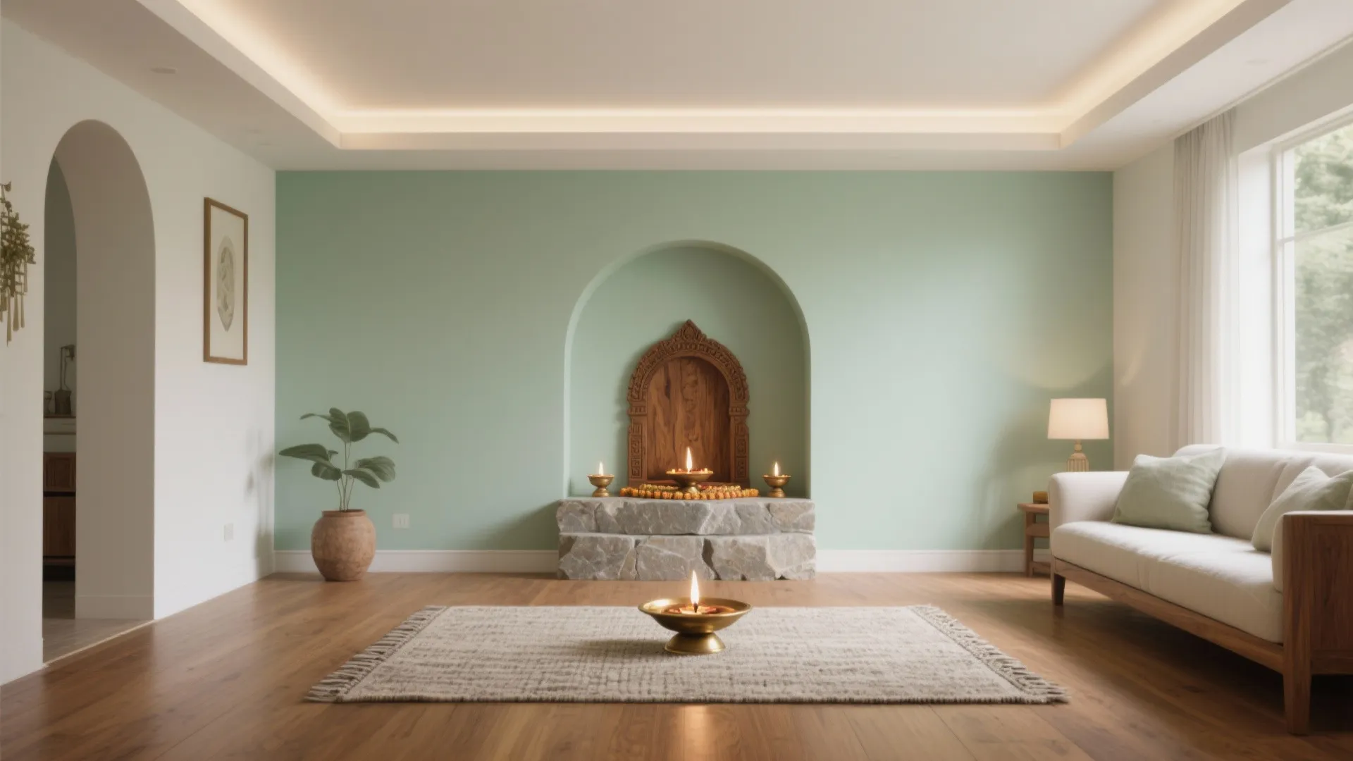 Pastel Sage or Sky Blue to Calm the Mind