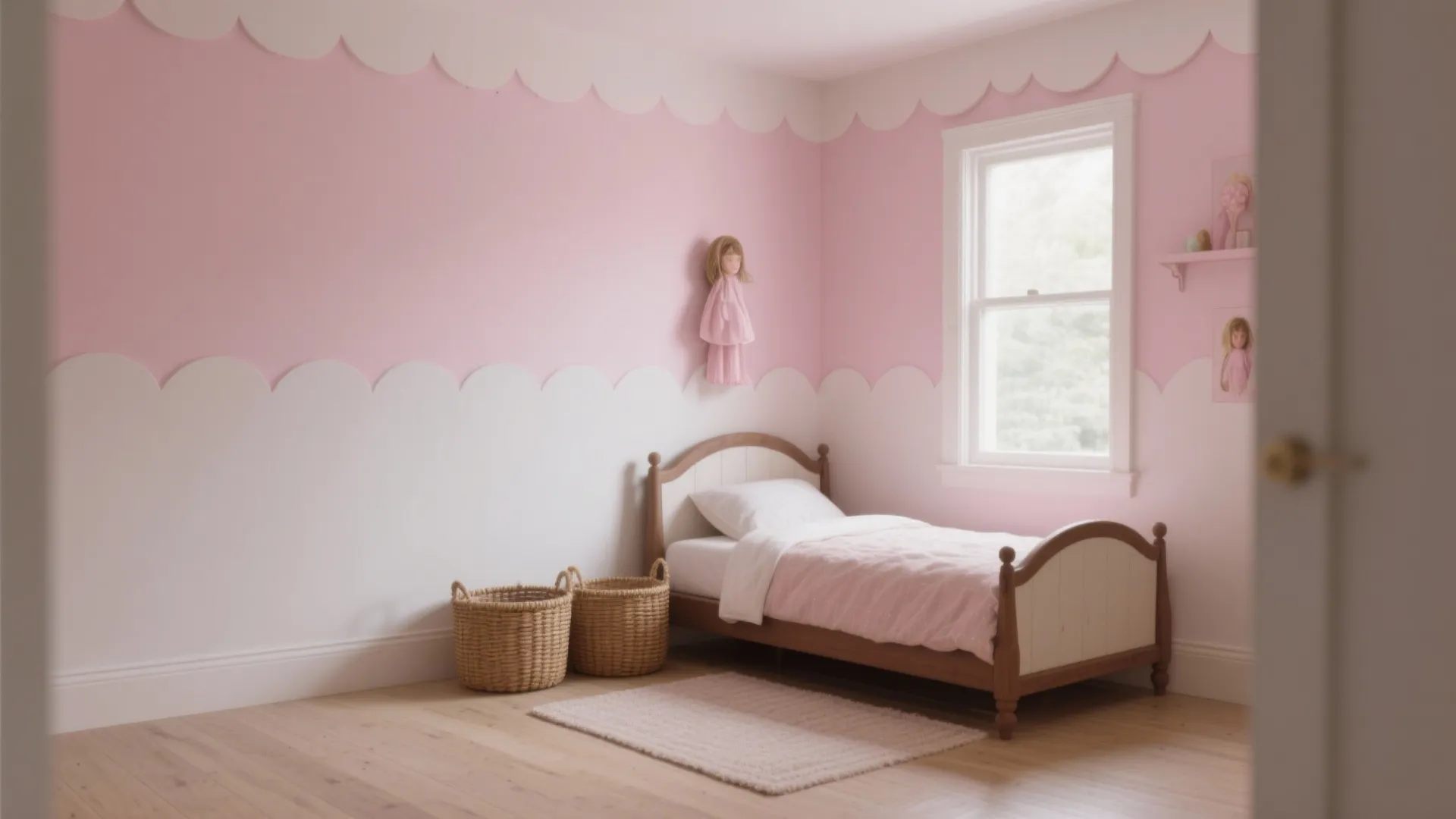 Soft Pastels & Scalloped Borders