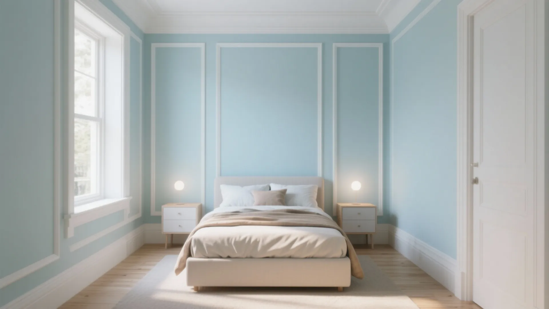 4. Pastel Blue for Small Bedrooms