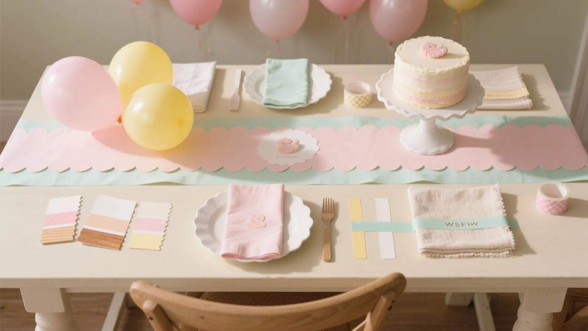 Pastel Sorbet Palette + Scalloped Details