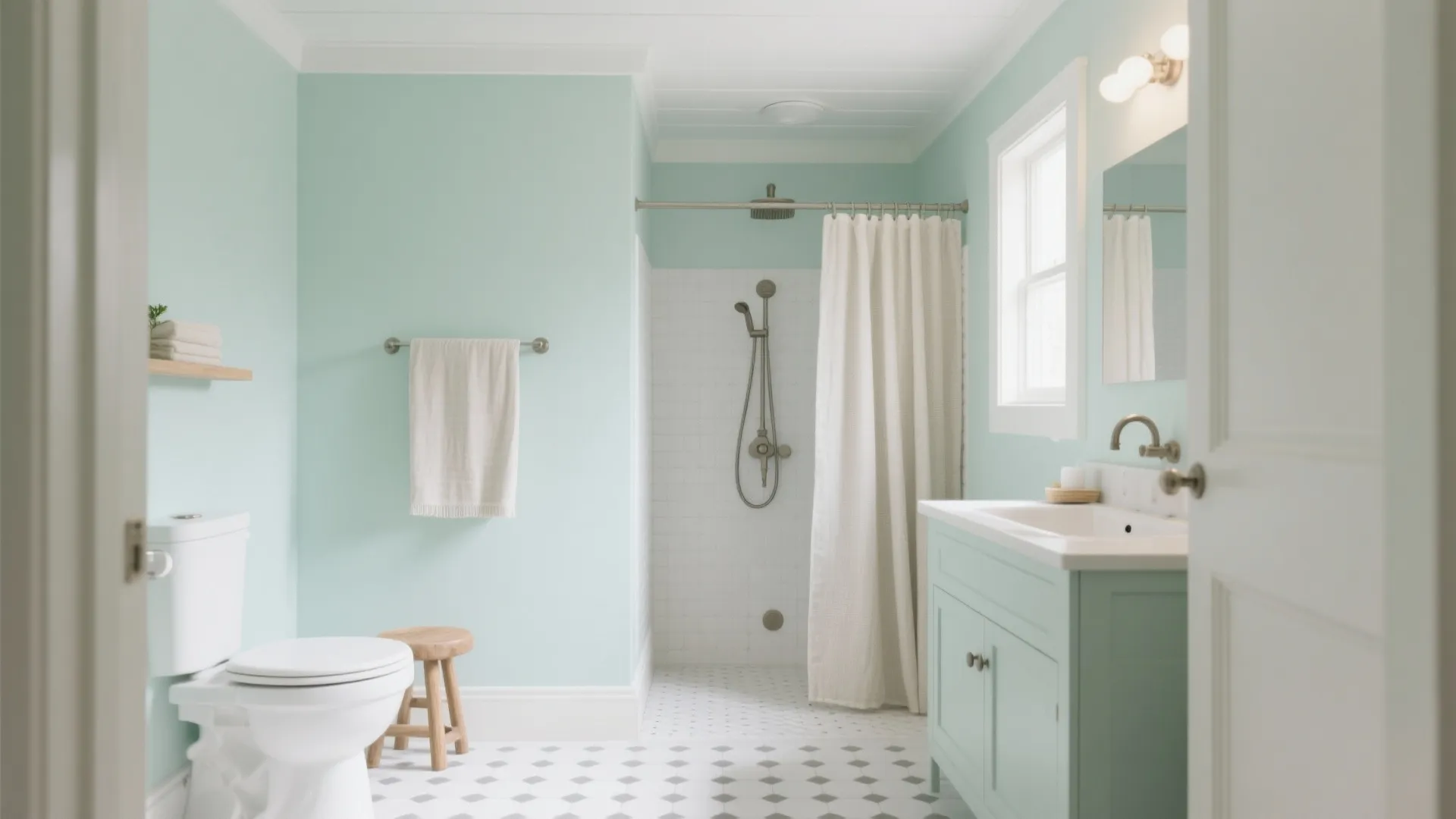 Pastel Spa Hues with Satin Finishes