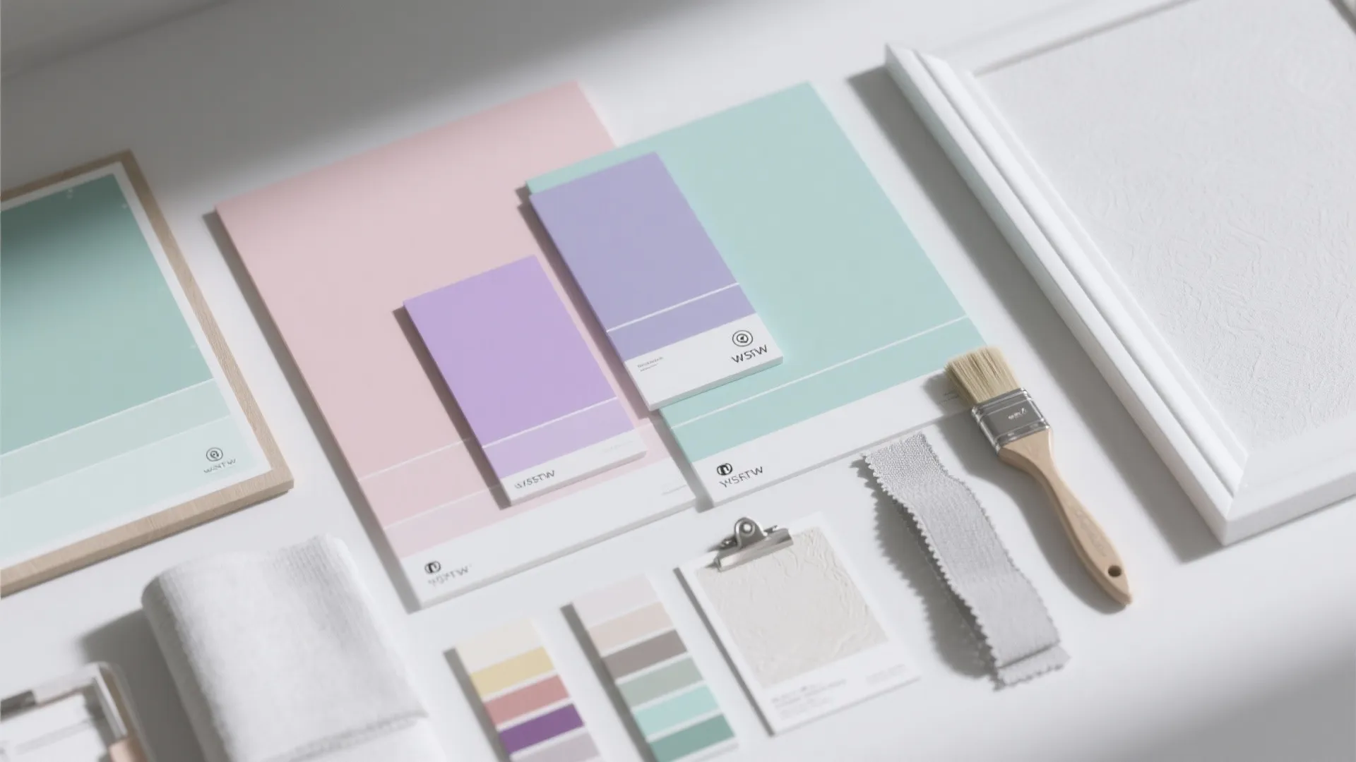 4. Soft Pastels with Crisp White Trim for North-Facing Flats