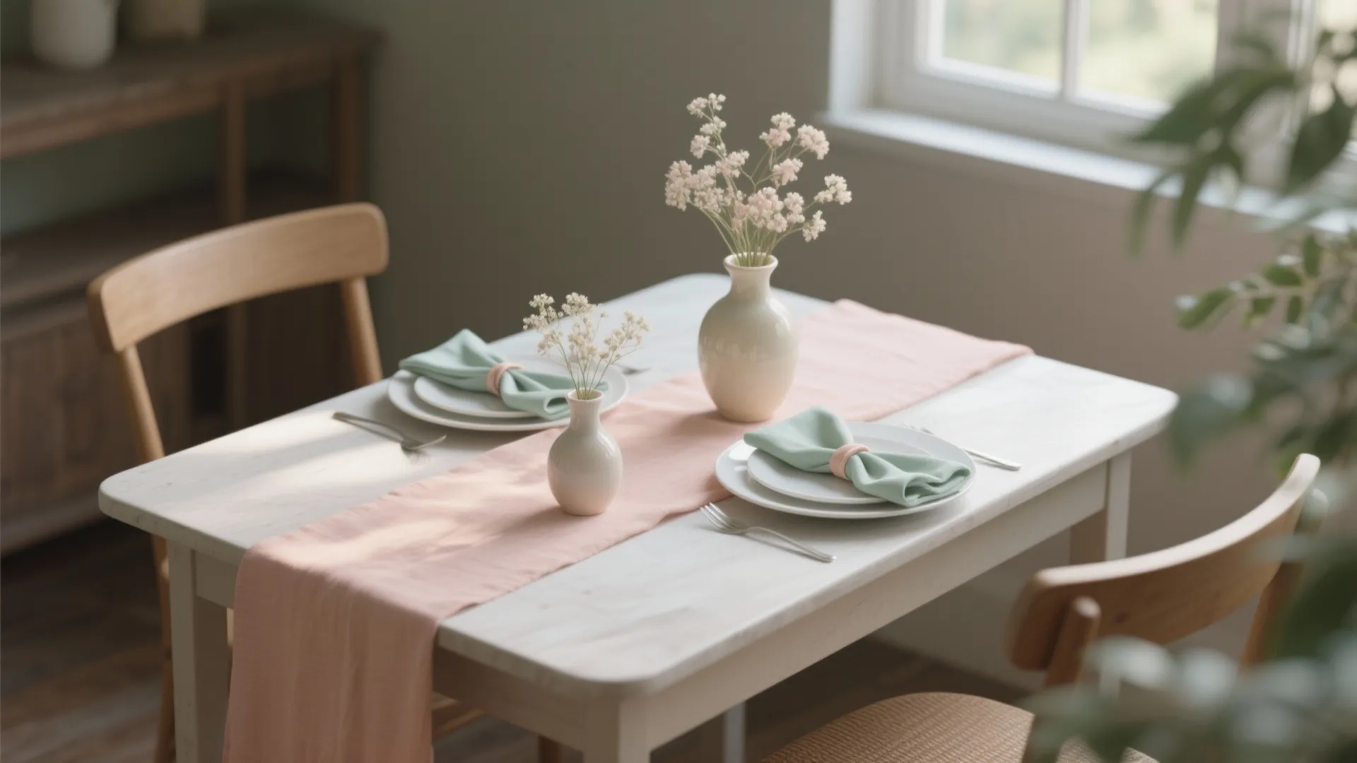 Soft Pastel Calm for a Gender-Neutral Tablescape