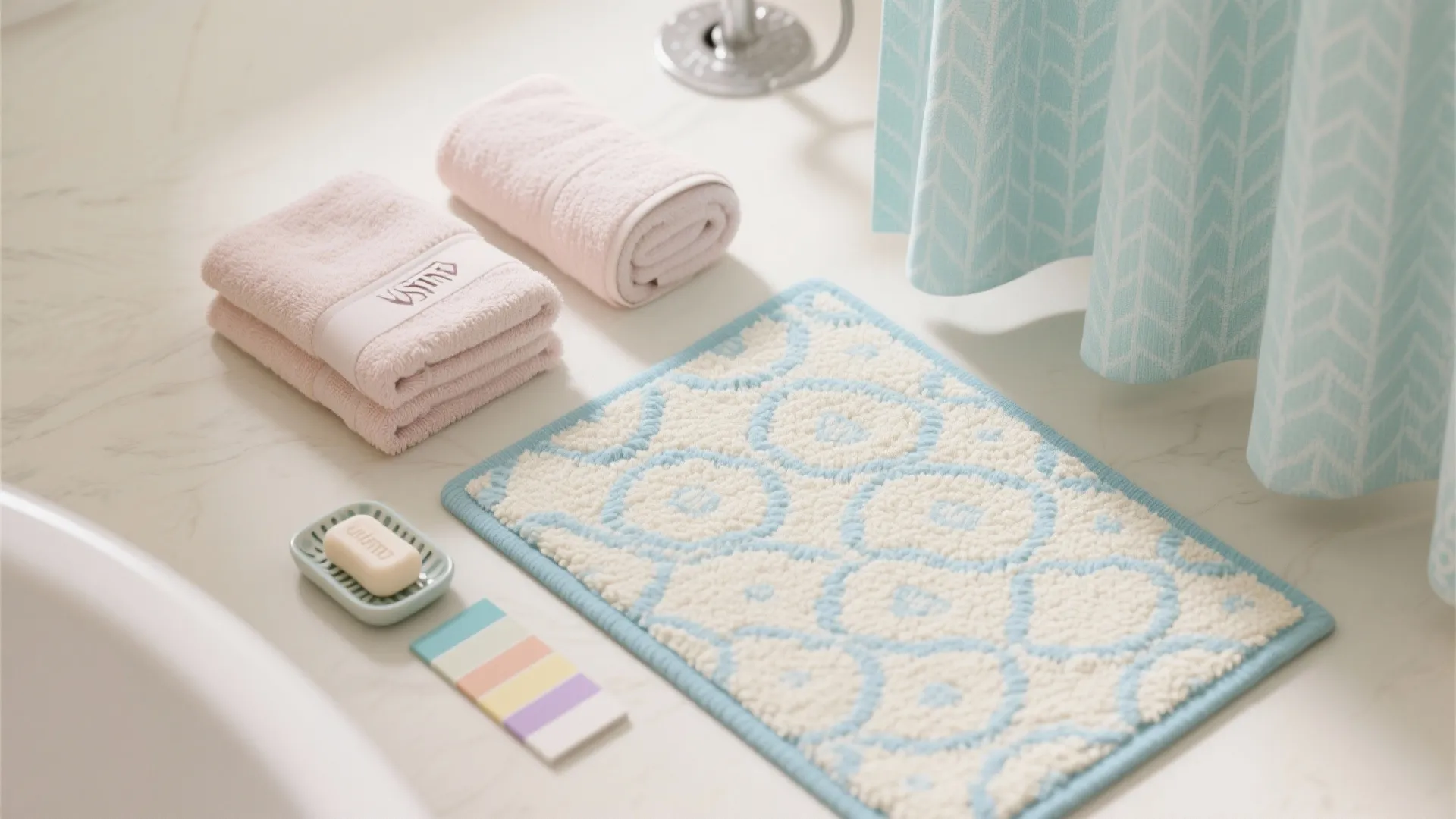 4. Pastel Patterns and Textiles