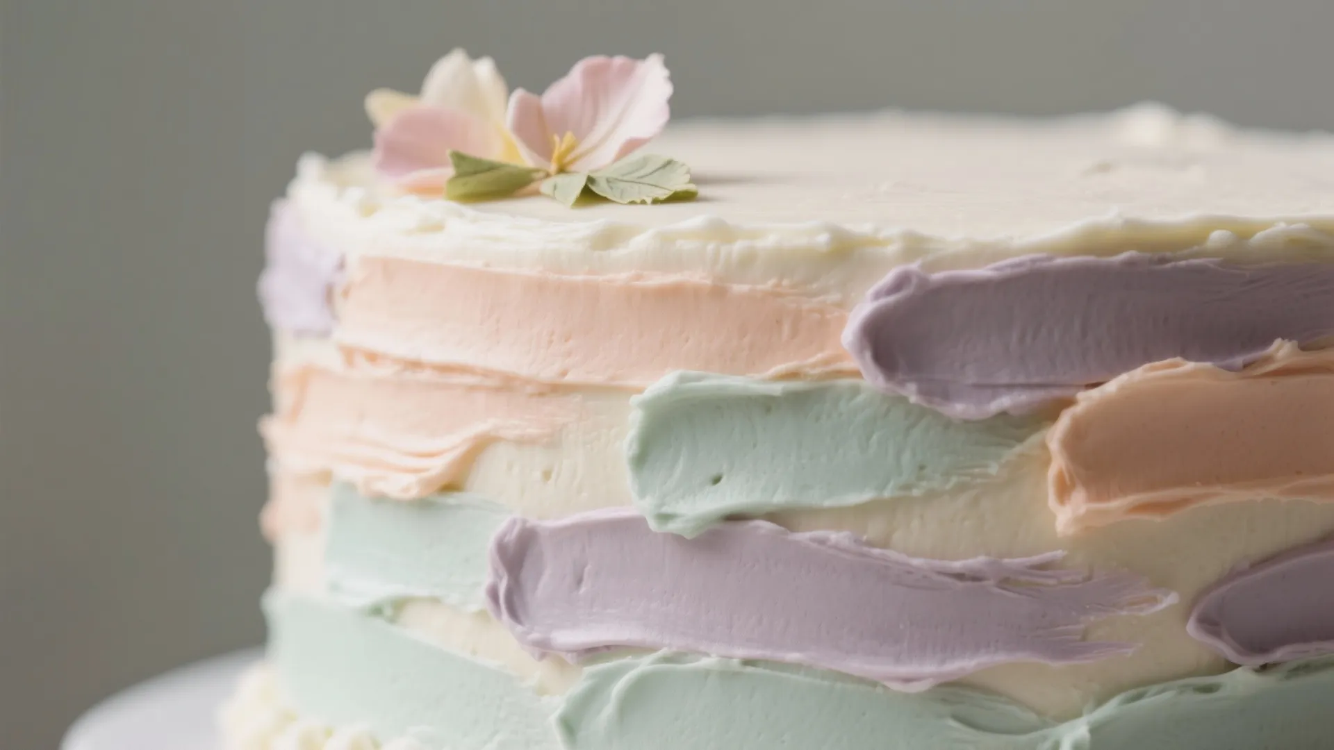 Pastel Buttercream With Subtle Texture