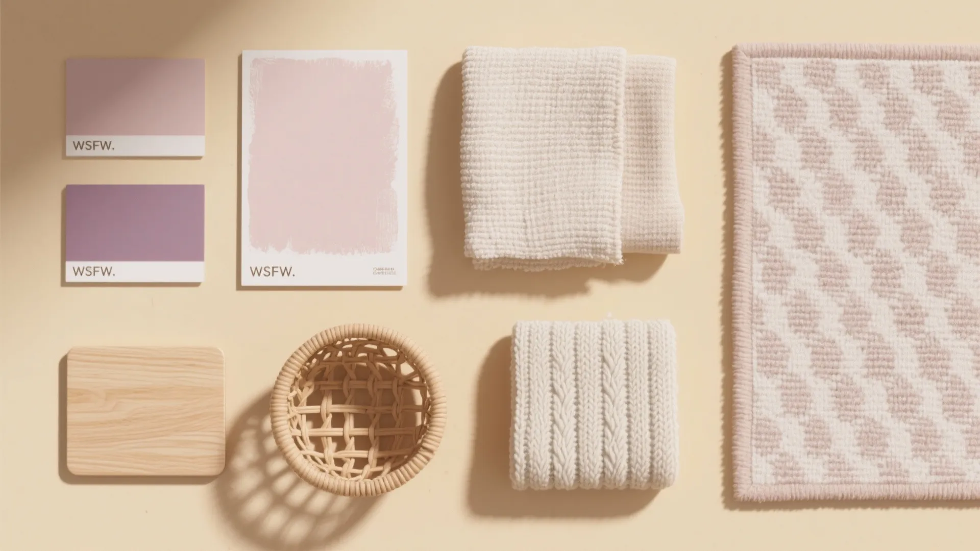 Soft Pastel Palette with Layered Textures