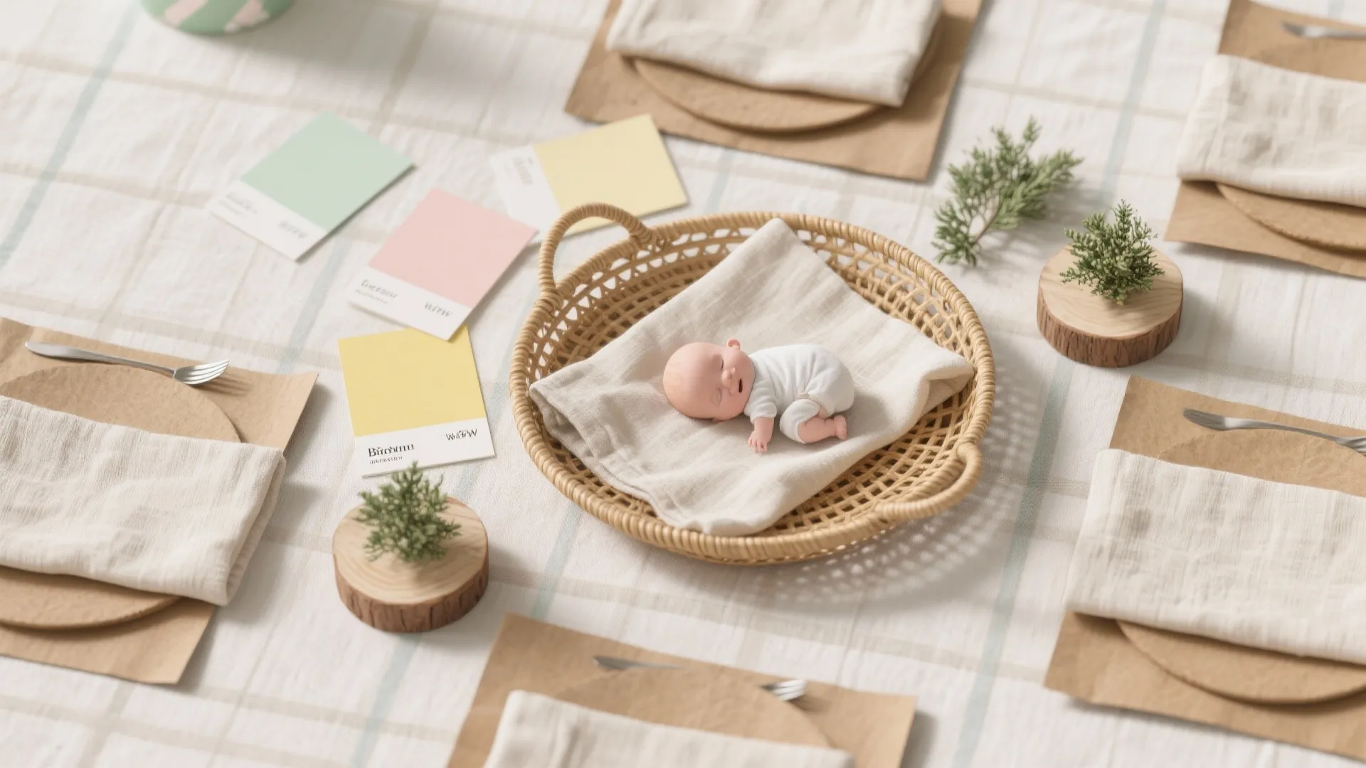 Soft Pastel Palette + Natural Textures