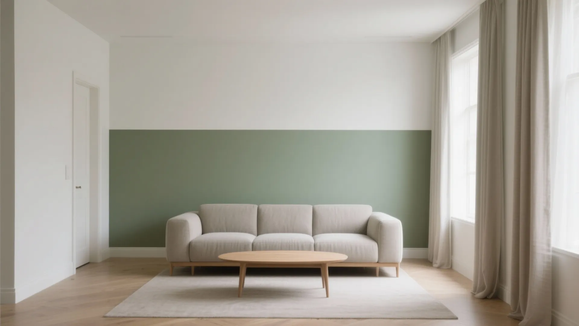 Pastel Color Blocking (Two-Tone Walls with Purpose)