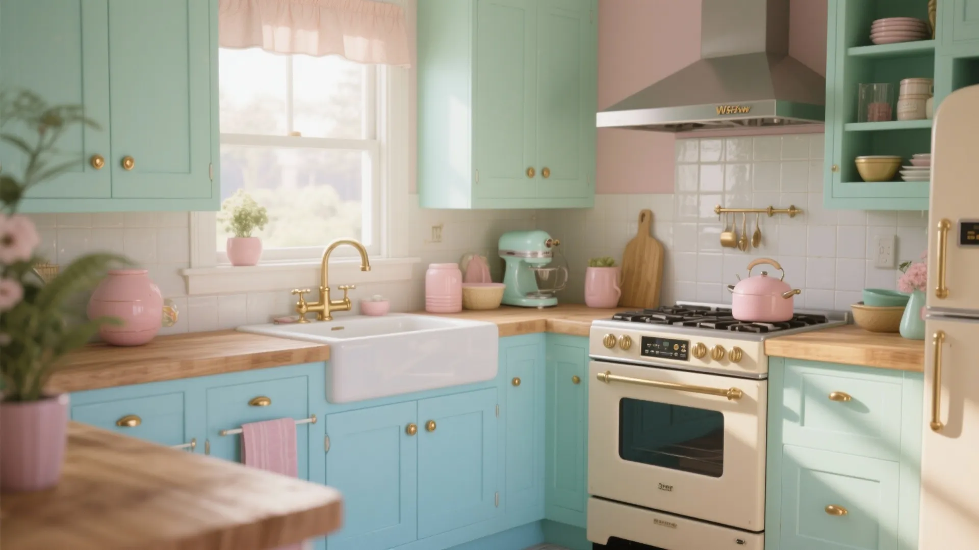 3. Pastel Pops for Vintage Vibes