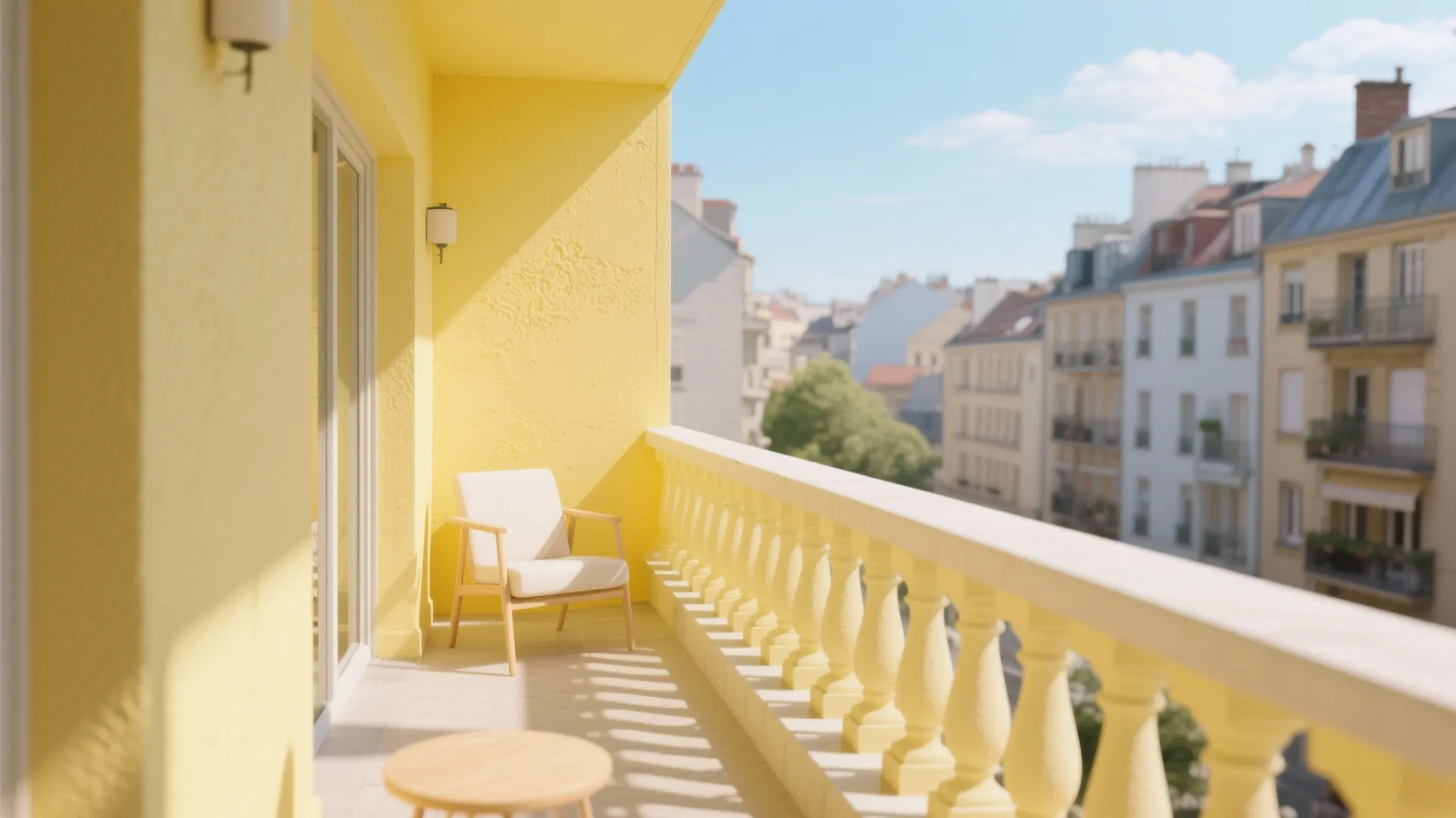 3. Sunny Pastel Yellow