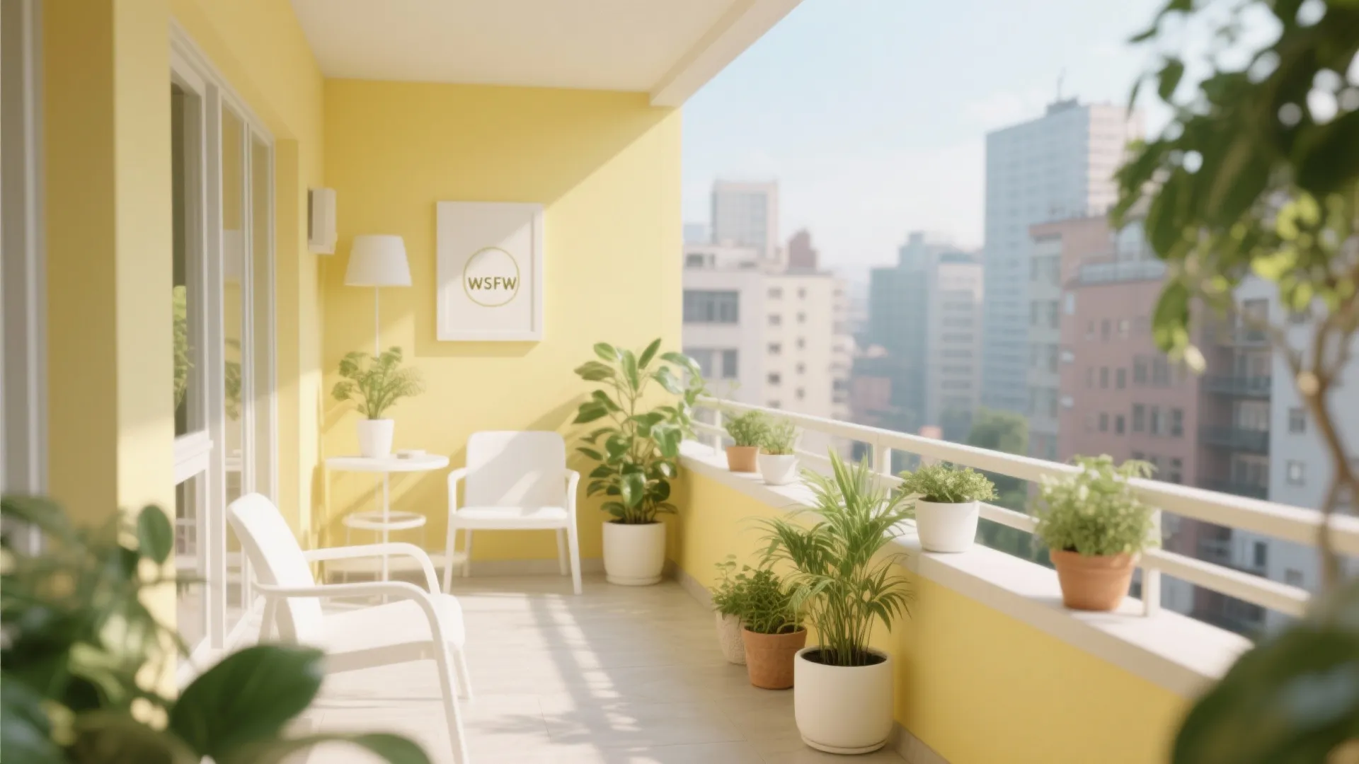 1. Sunny Pastel Yellow