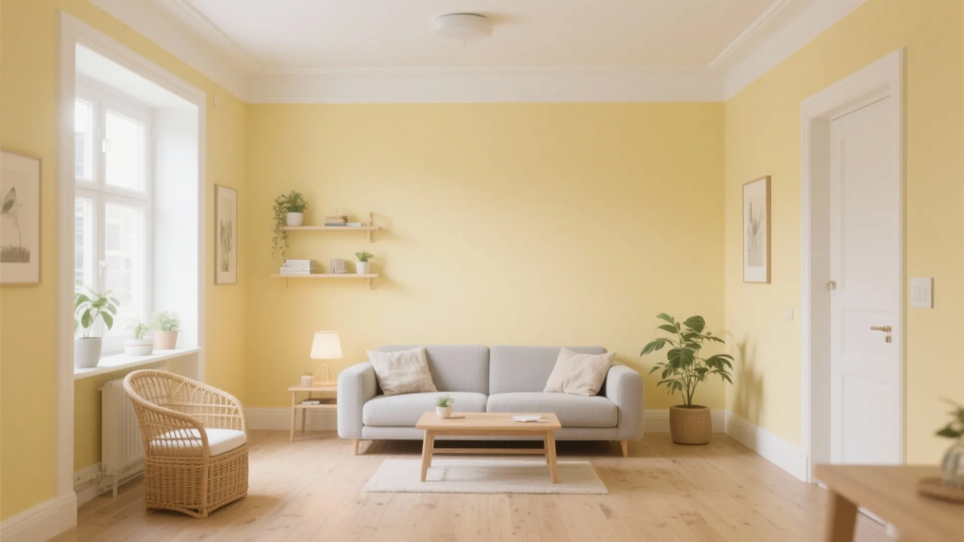 Soft Pastel Yellow for Calm, Bright Foundations