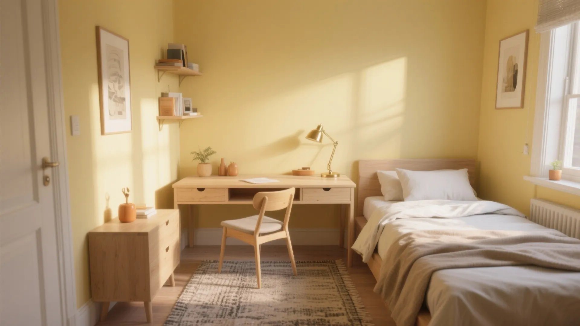 Yellow Painted Room Ideas: 5 Designer Tips: Practical, playful and space-smart ways to use yellow paint in any small room