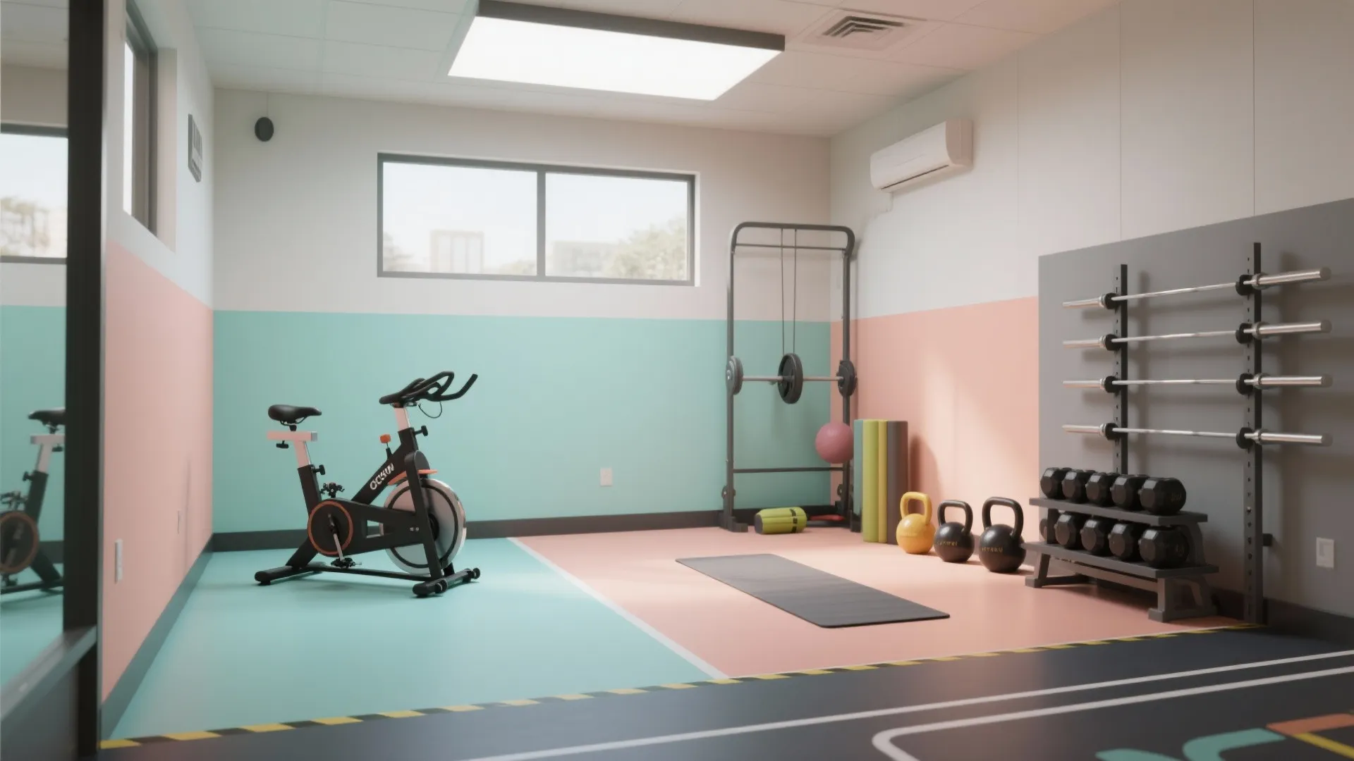 4. Zoning with Pastel Color Blocks