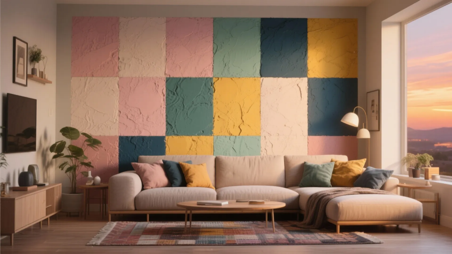 Patchwork Accent Wall