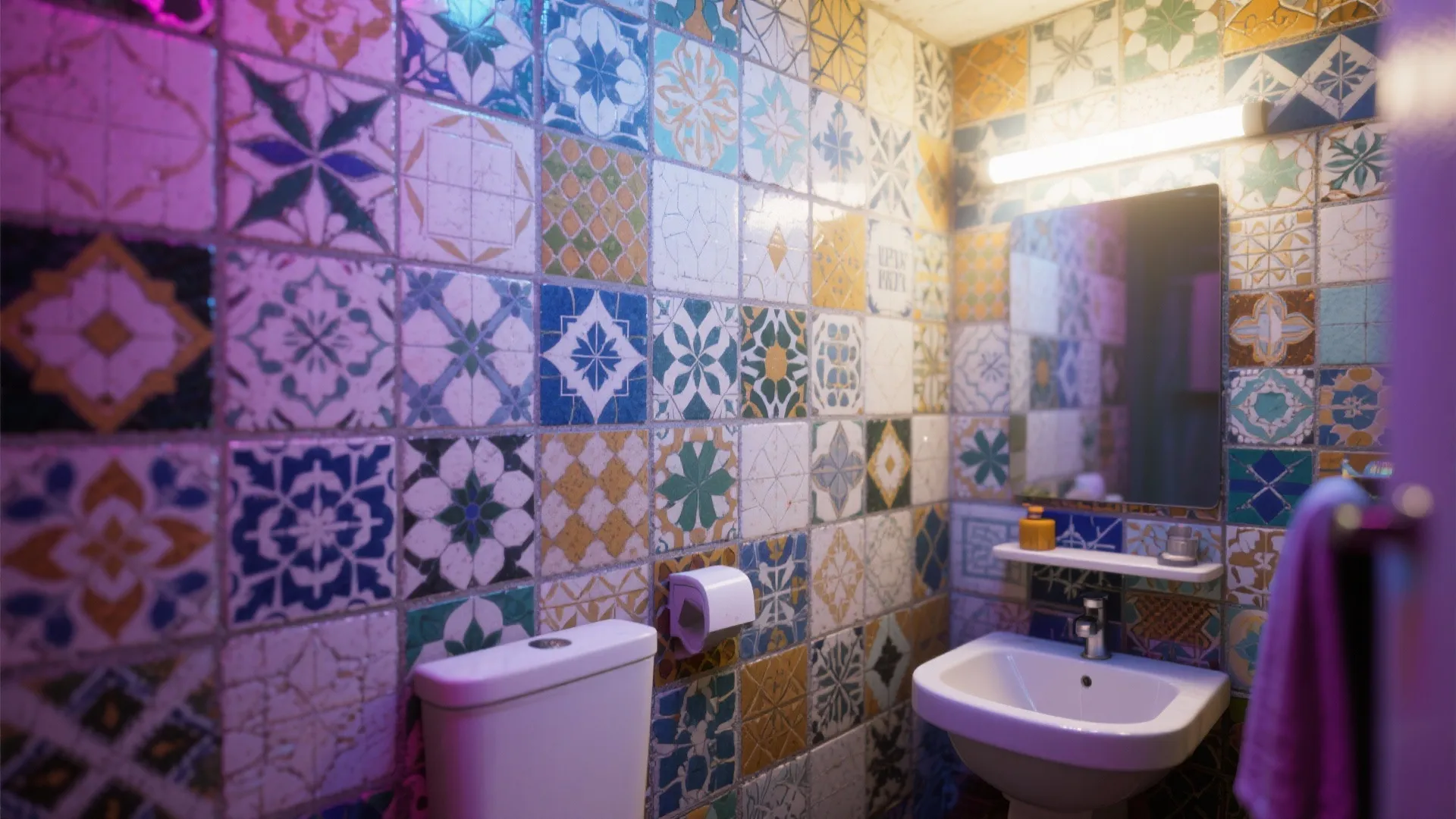 2. Mix and Match Leftover Tiles