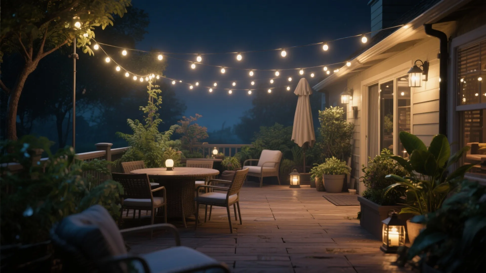 Outdoor Patio: Ambient Magic