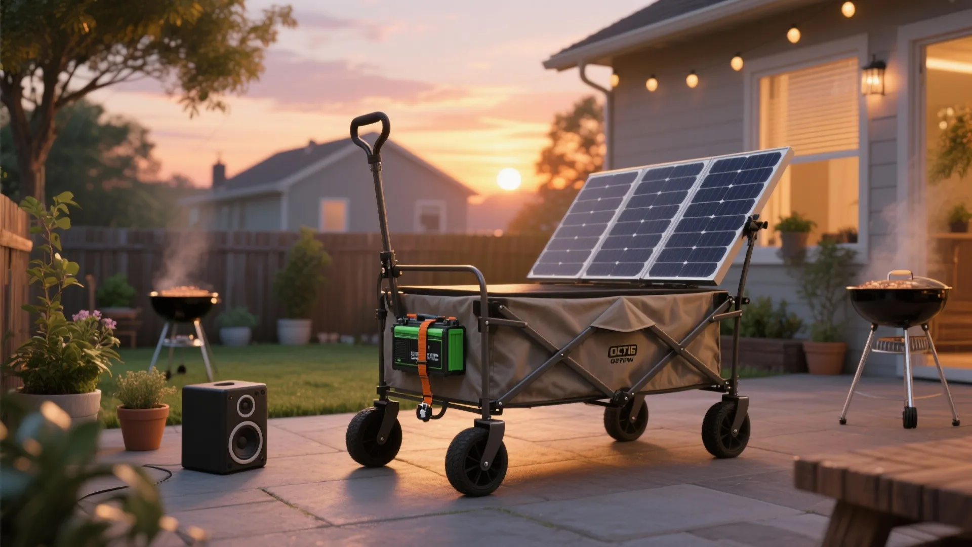 4. Portable Solar Stations for Small Yards