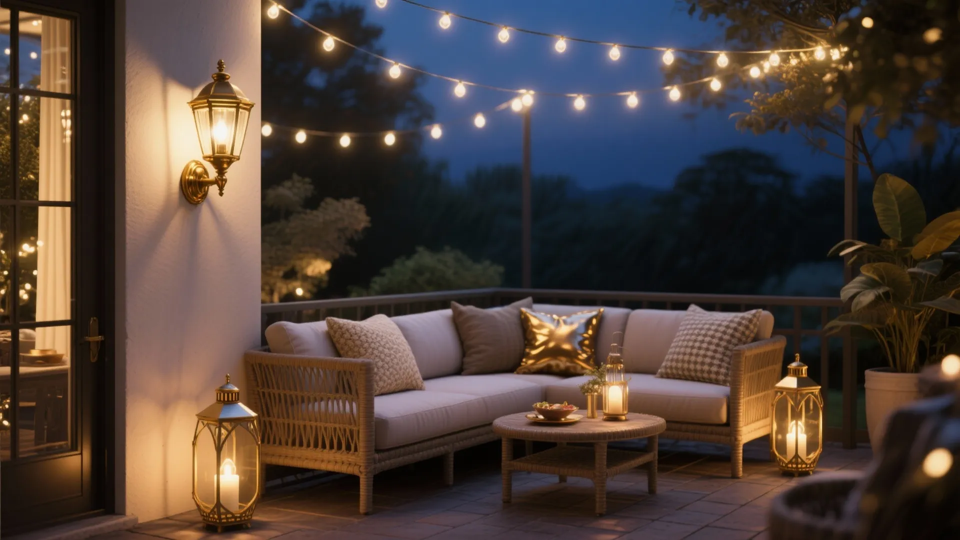 3. Create mood zones on small patios