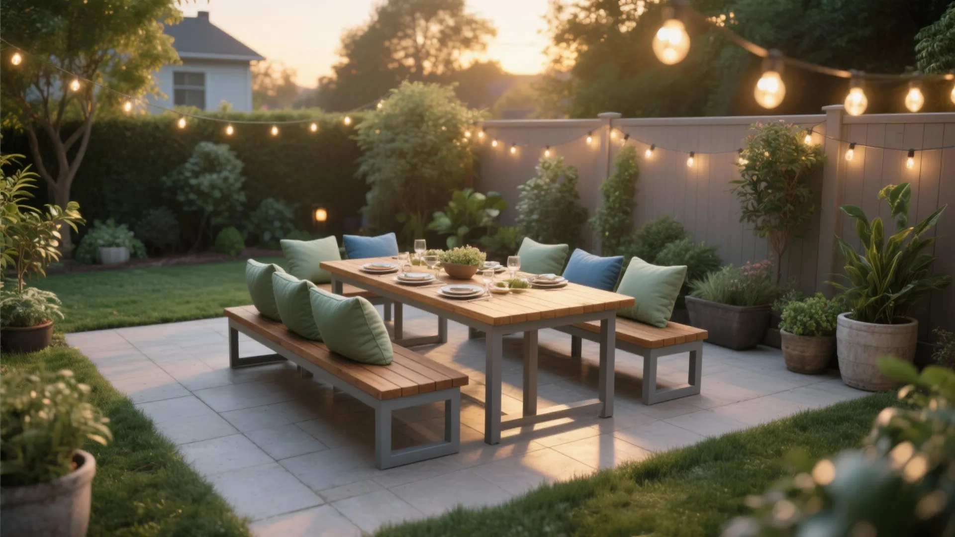 DIY Outdoor Table Bench: Create Your Perfect Patio Set: Fast-Track Guide to Building a Stylish Backyard Table-Bench Combo
