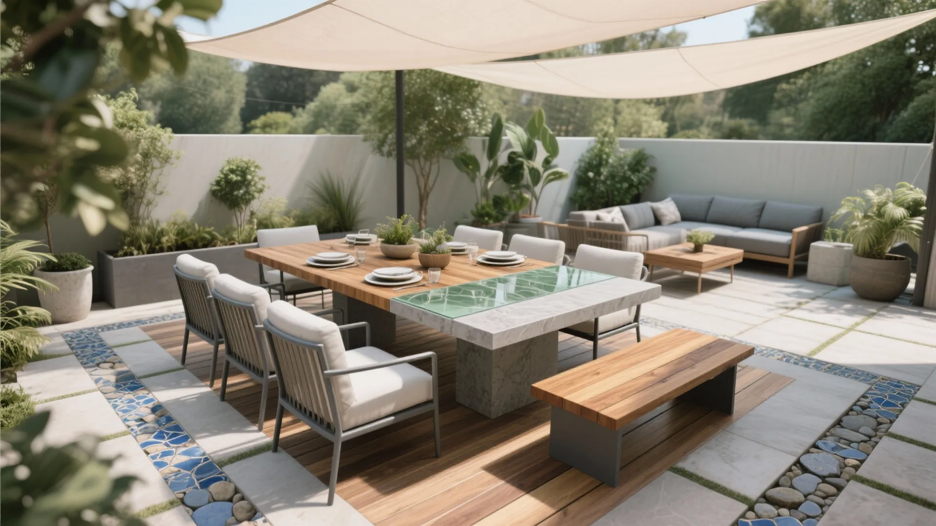 DIY Patio Table Top Ideas for Stylish Outdoor Spaces