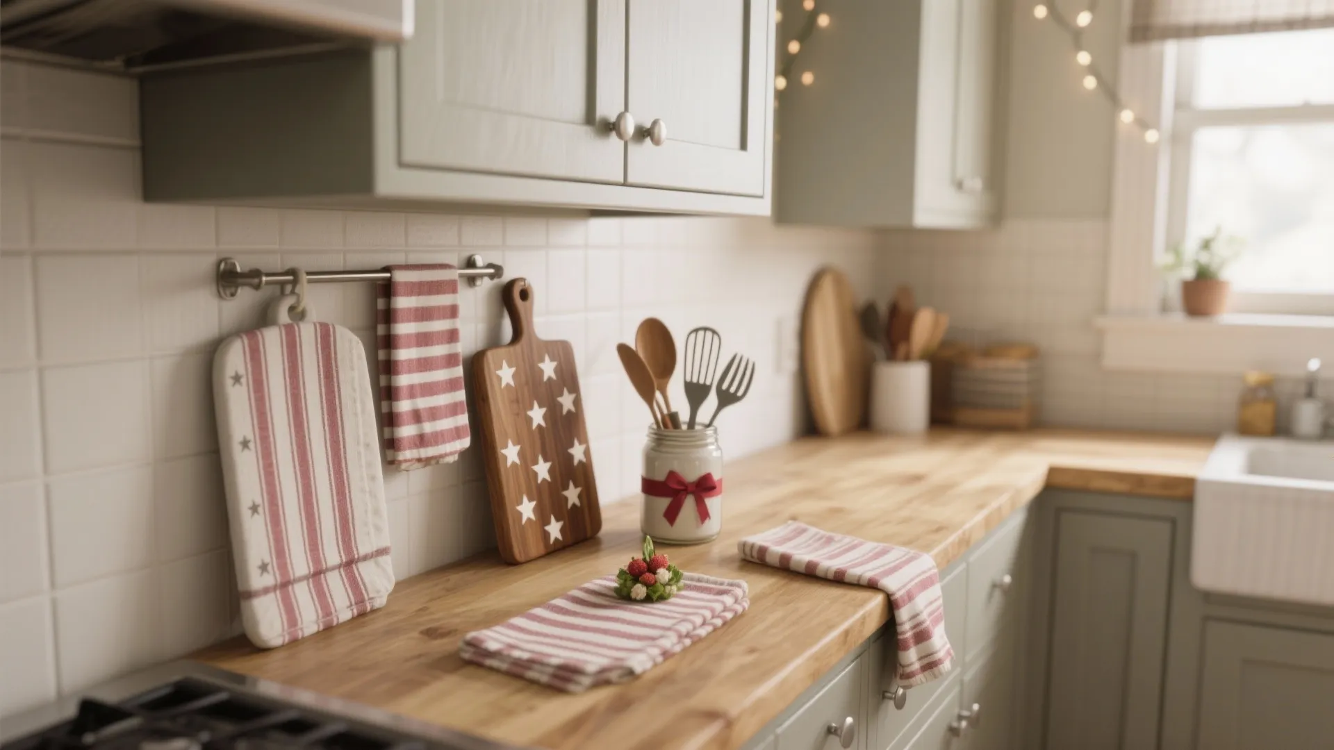 3. Patriotic Kitchen Accents