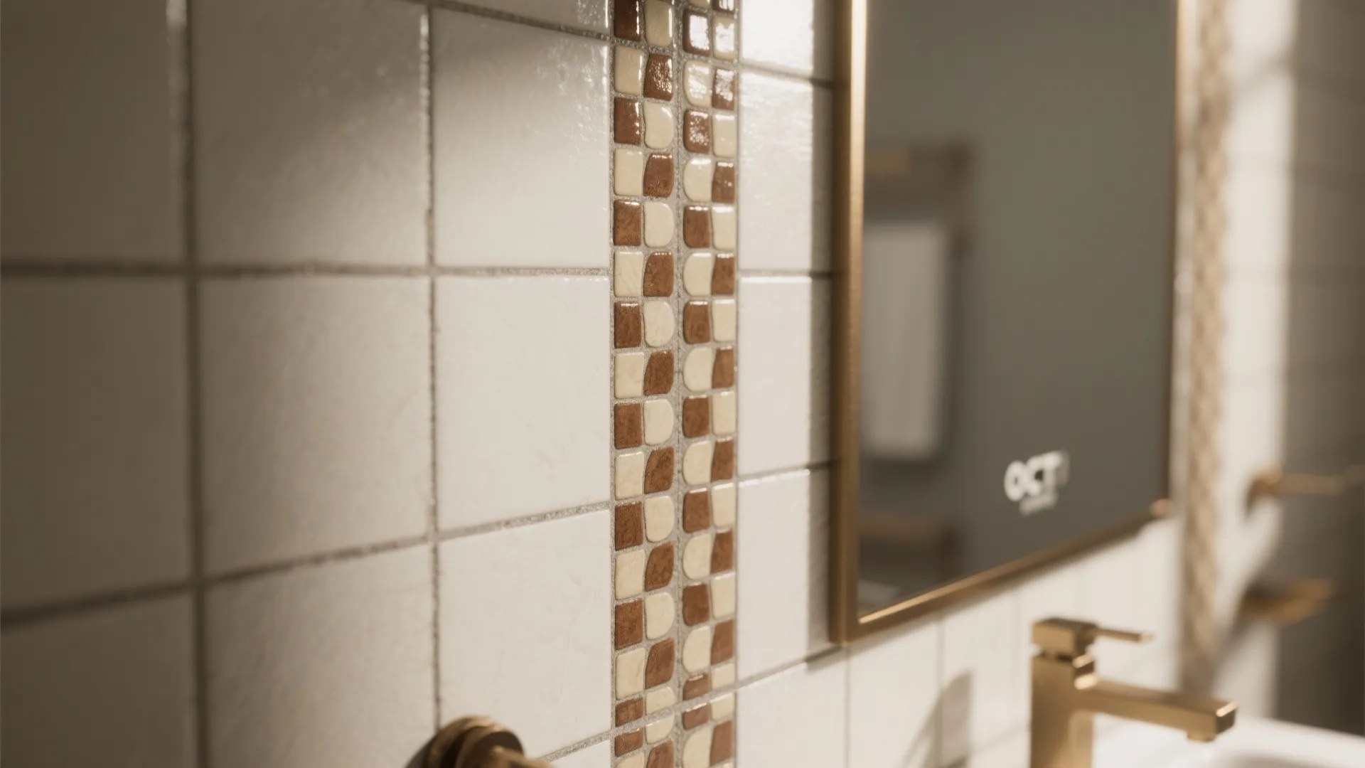 3. Play with patterns—accent wall or mosaic