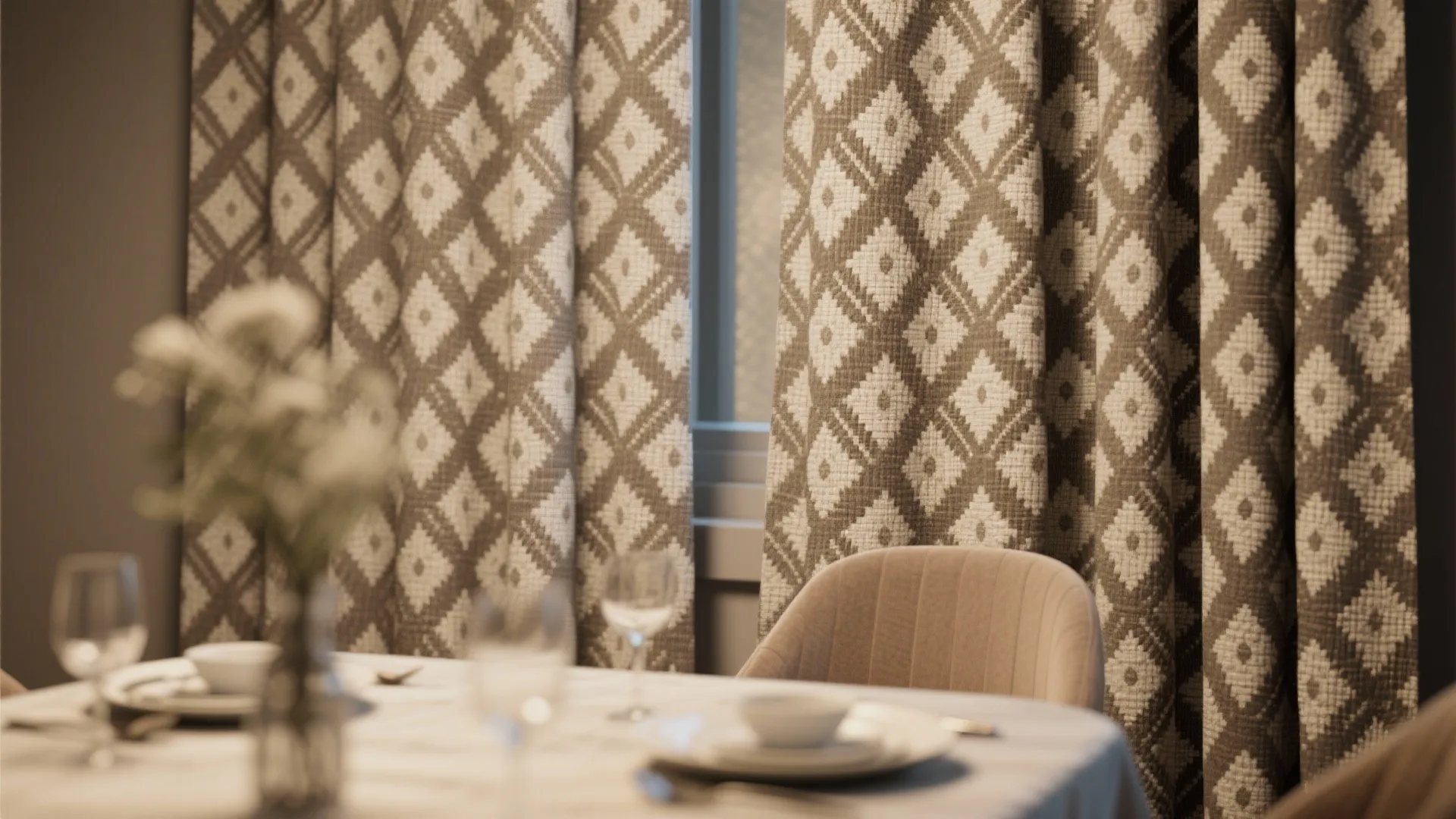 3. Use Pattern or Texture as a Table’s Backdrop