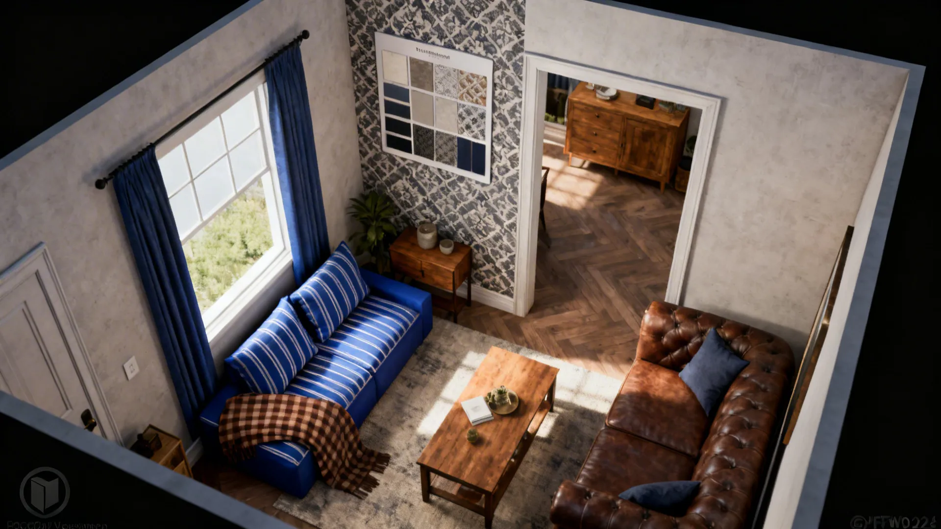 5. Pattern Balance: Stripes, Checks, and Natural Textures