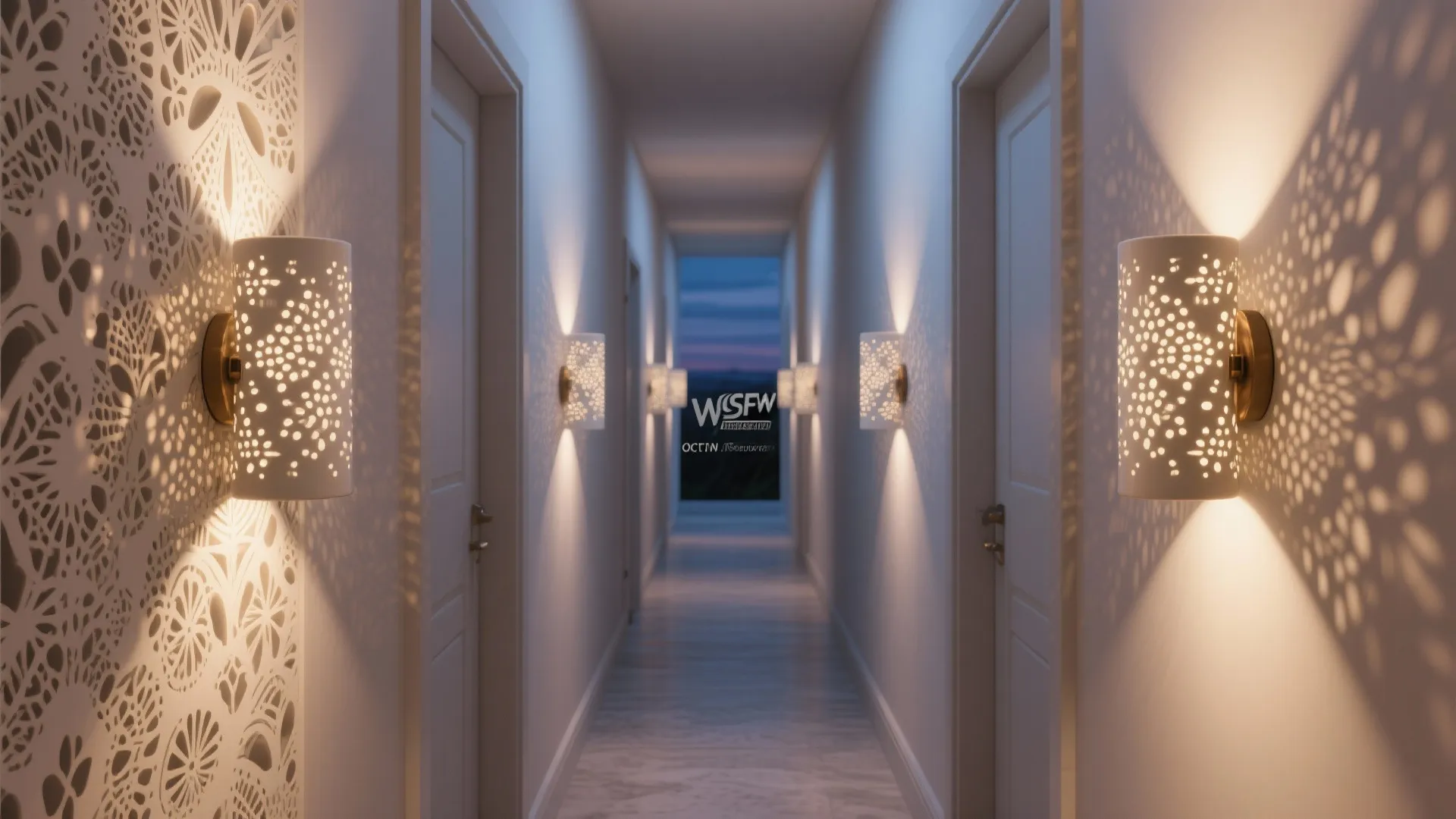 Pattern‑Cut Ceramic Shades for Ambient Art