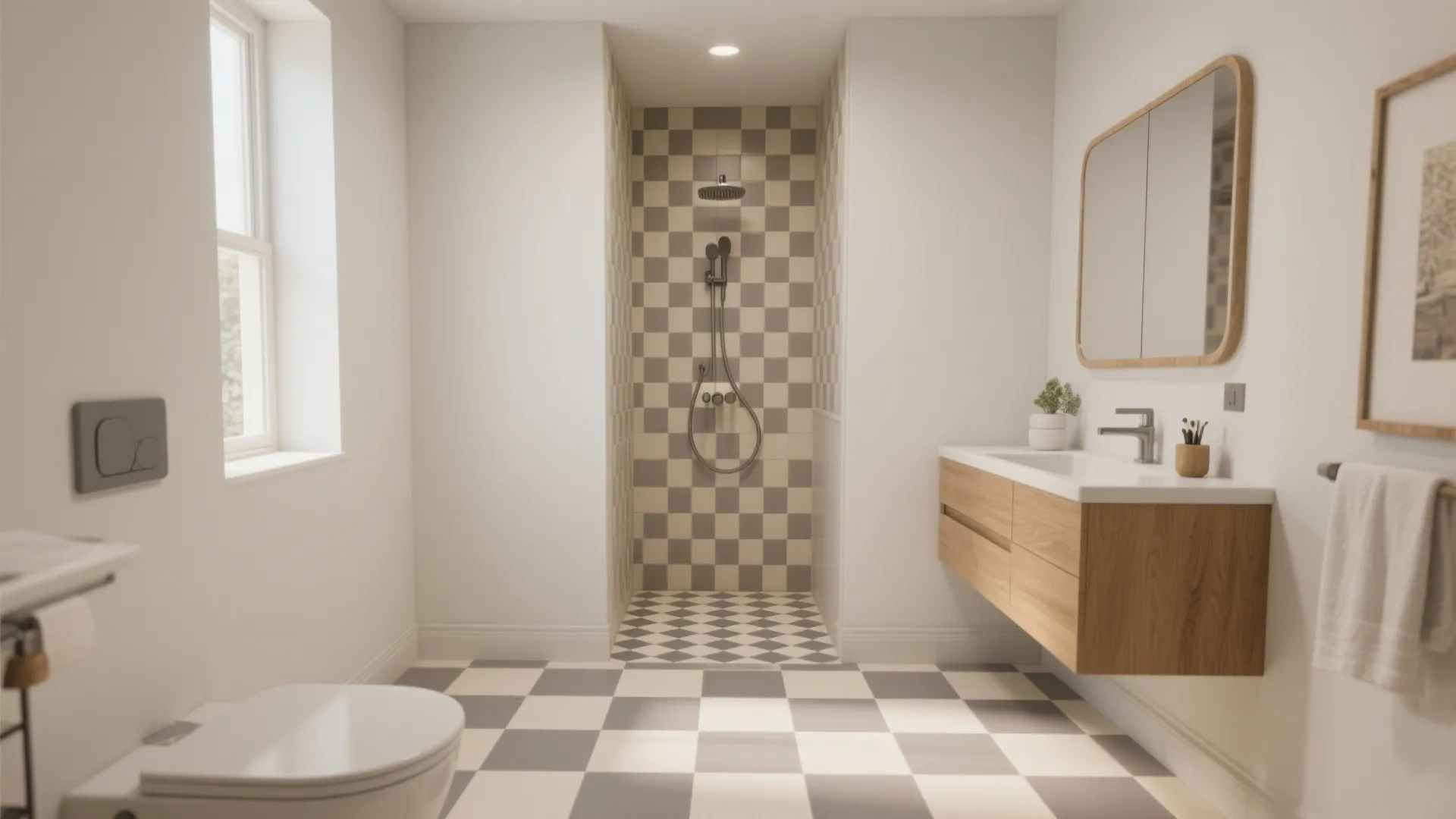 Pattern with purpose: a single feature to anchor the space