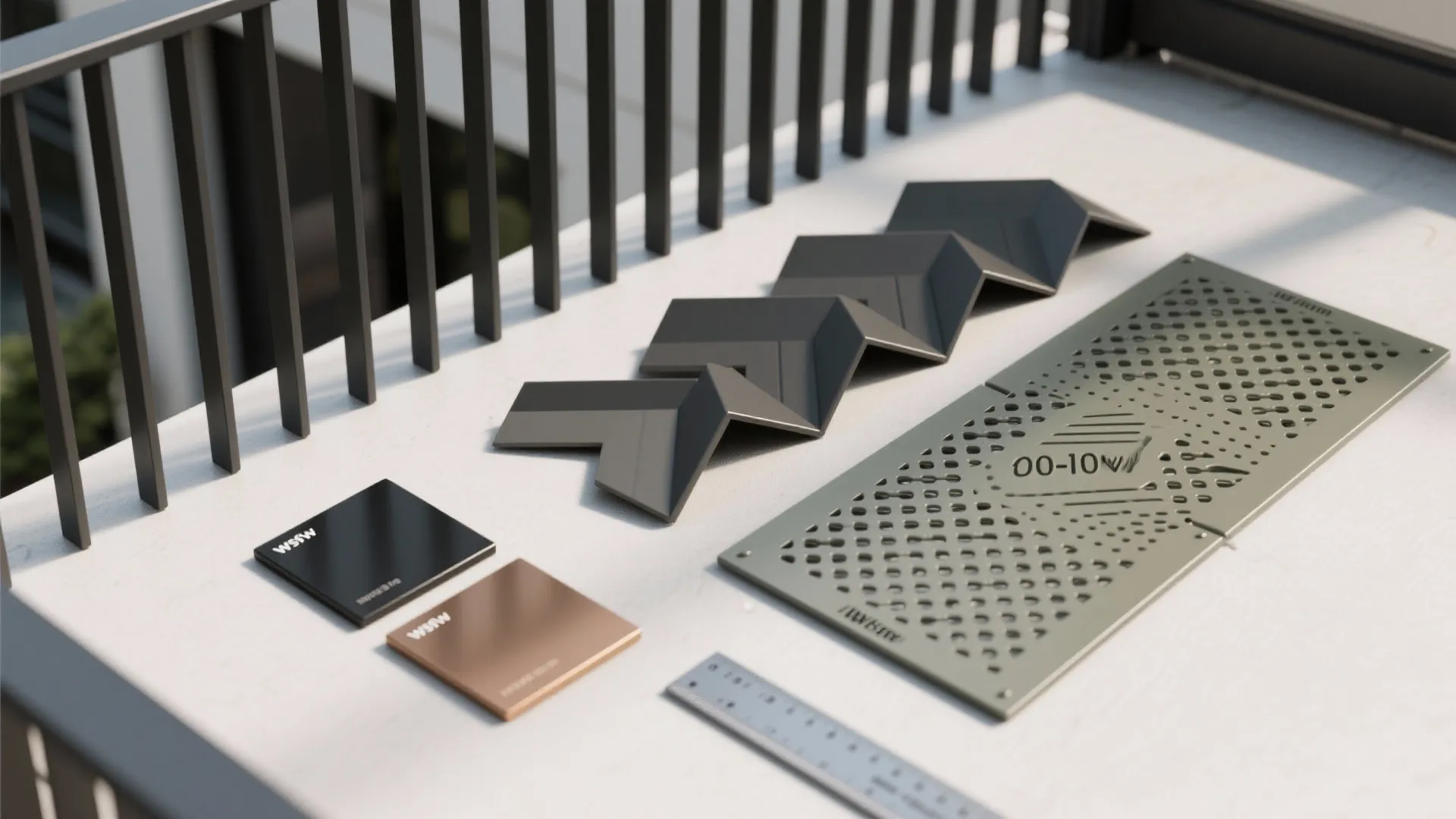 4) Pattern strategy: verticals for height, chevrons for rhythm