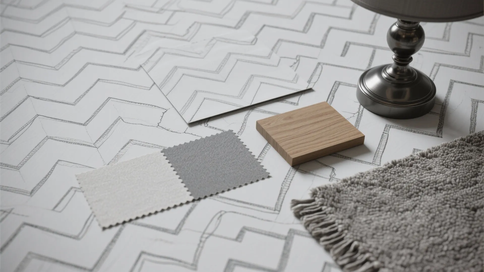 Soft Geometric Patterns in Dove to Charcoal