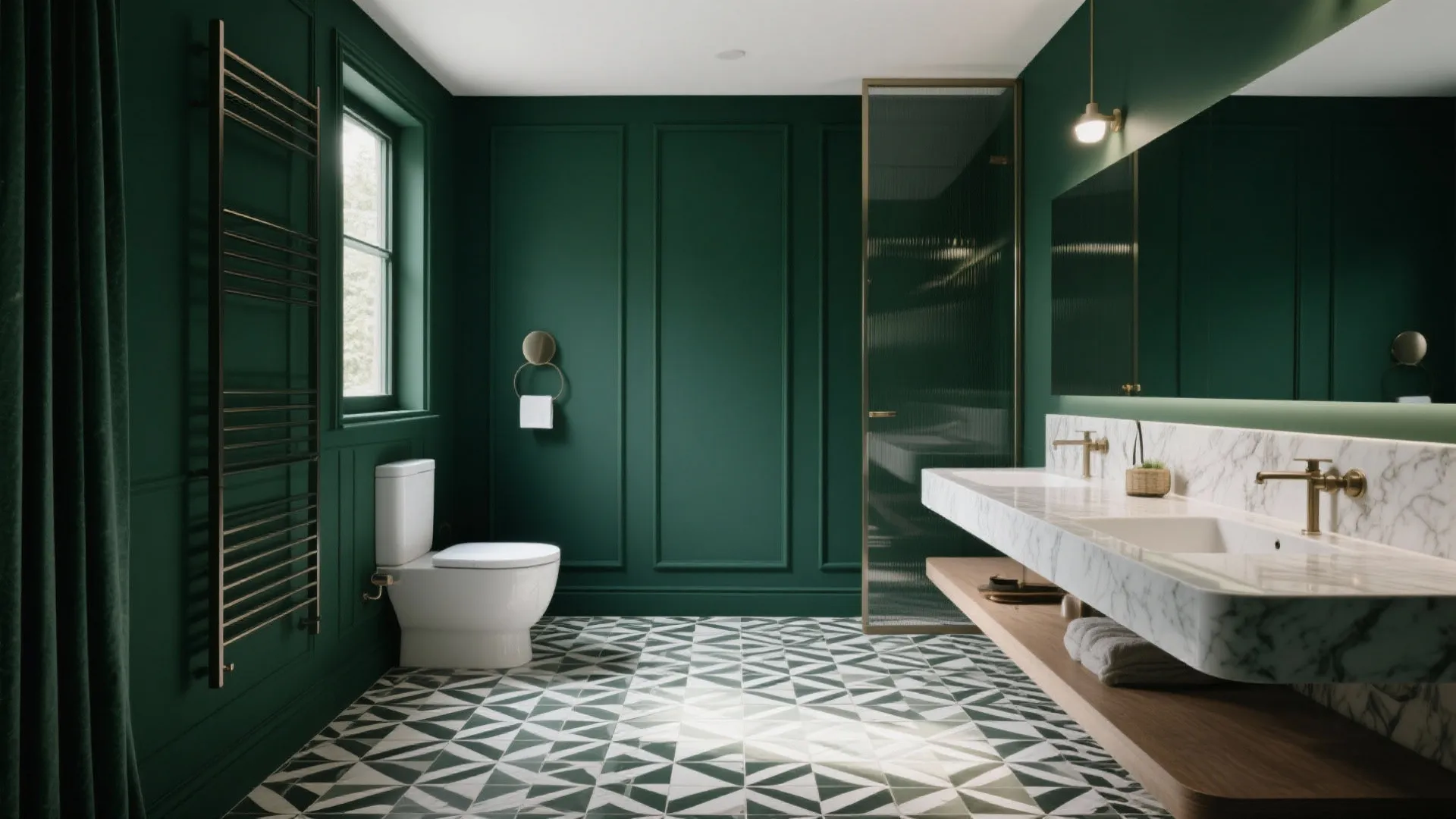 6. Embrace Patterned Flooring